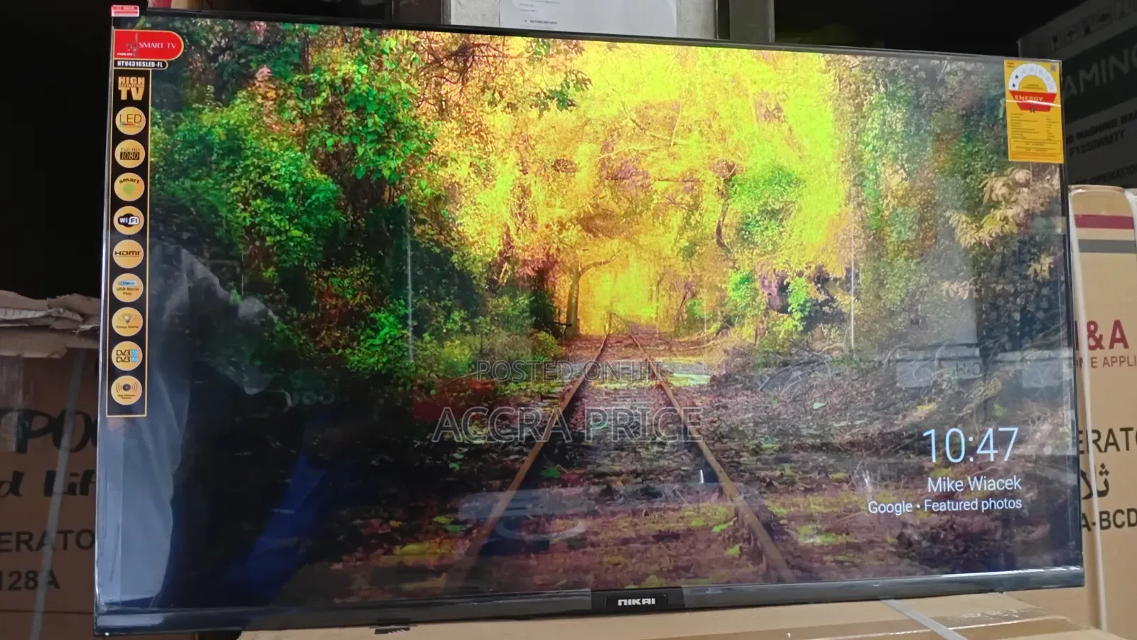 Glowing Televisions, Bright 43inches Nikai Smart Televisions