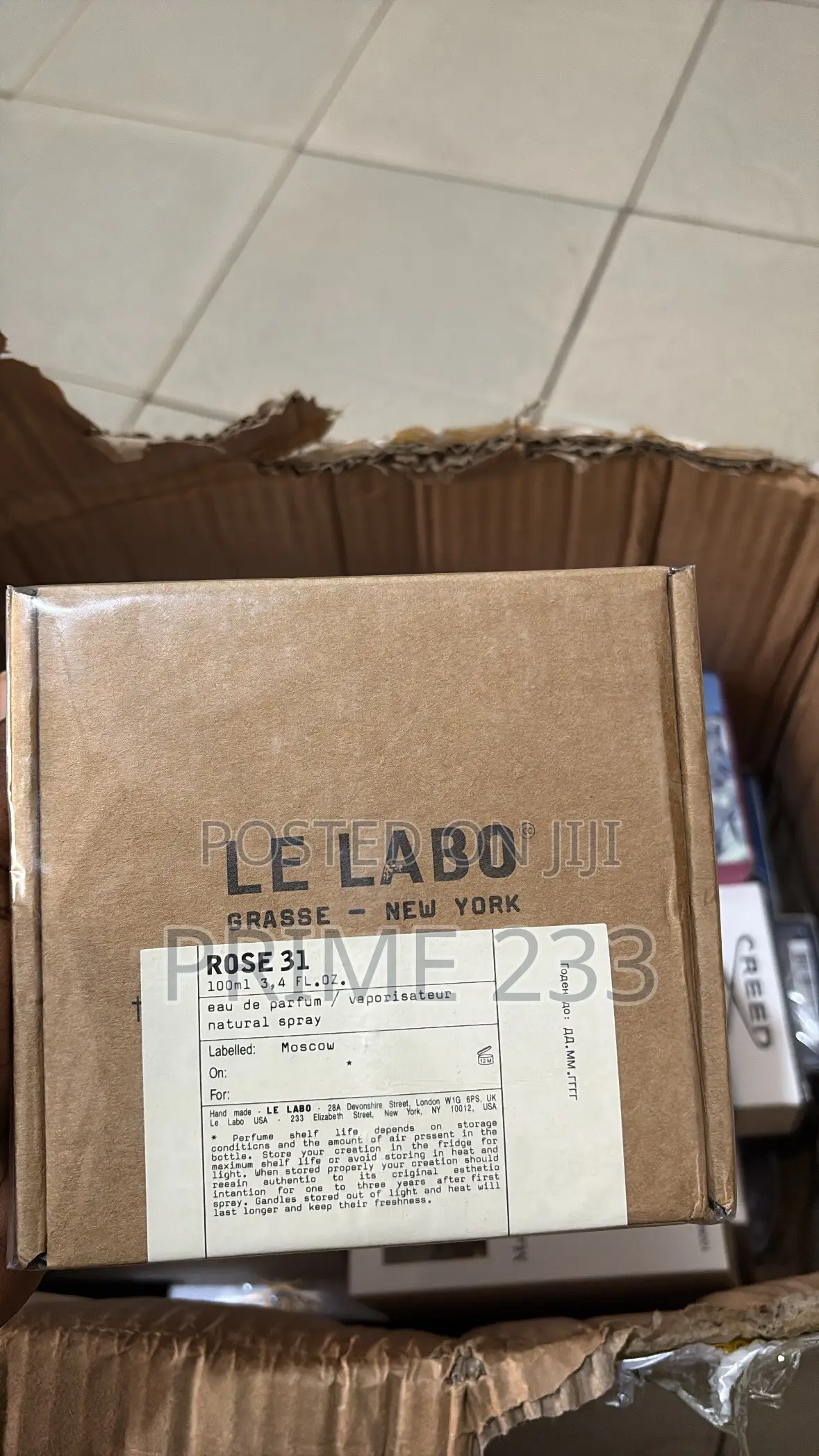 Le Labo Perfumes 100ml: Another 13, Thé Noir 29, Rose 31