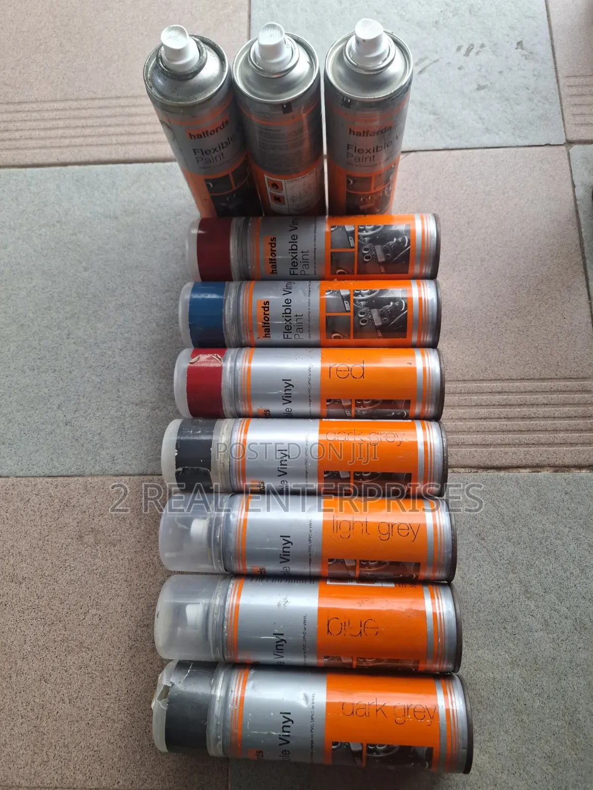 Halfords Flexible Vinyl Interior Aerosol Spray Paint 300ml