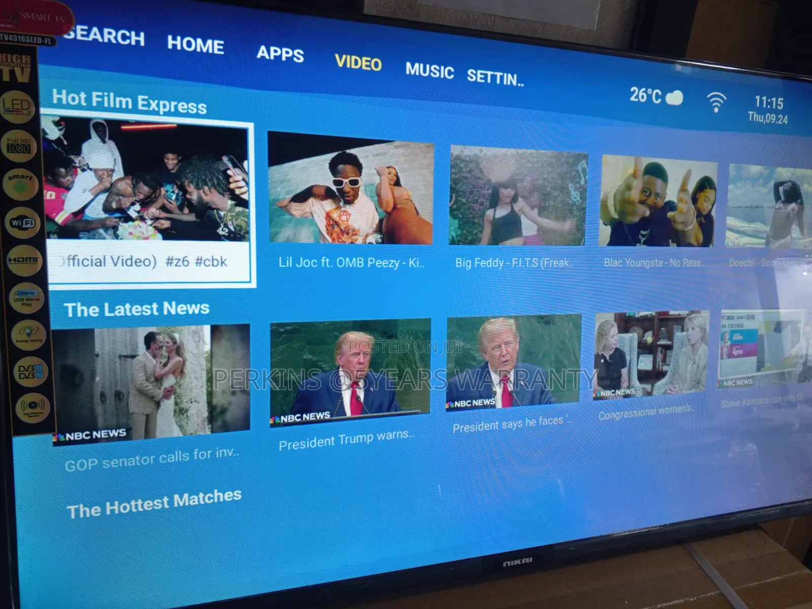 Watch Feels Quality Nikai 43 Inches Television