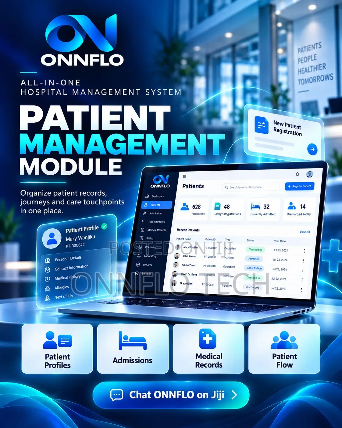 All-in-One Hospital Management System for Hospitals Clinics