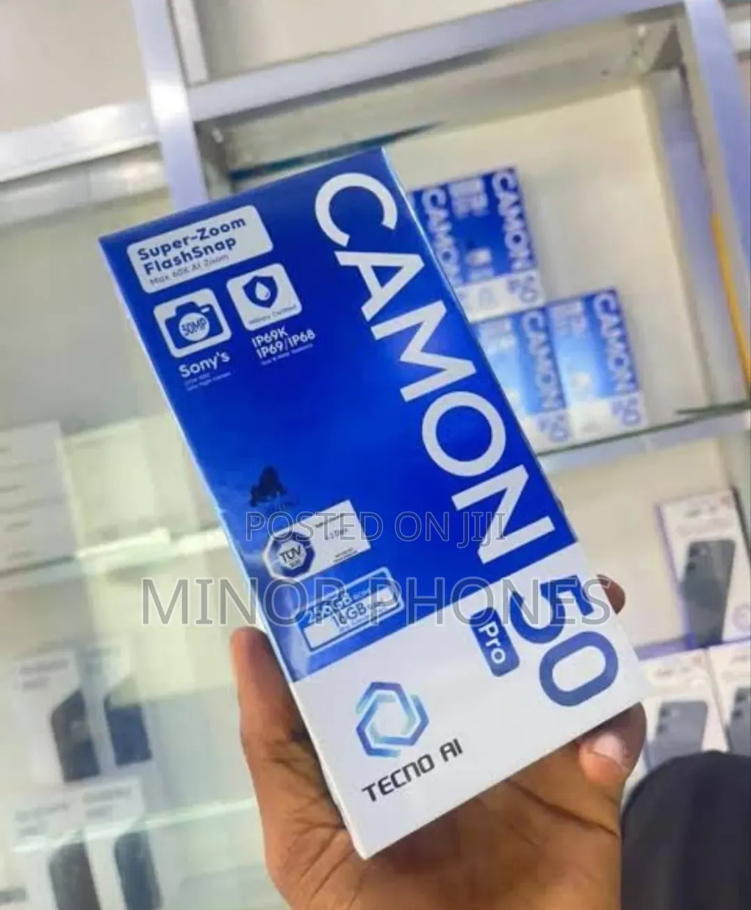 New Tecno Camon 50 Pro 256 GB Gold
