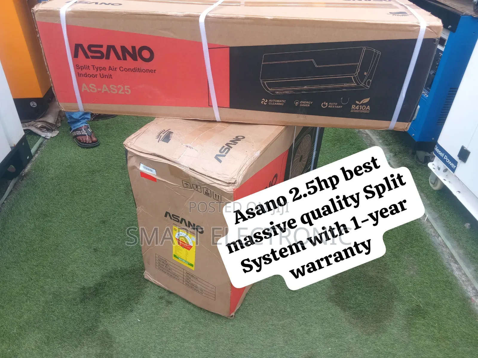 Brand New Asano 2.5HP Split AC – Super Cooling Performance