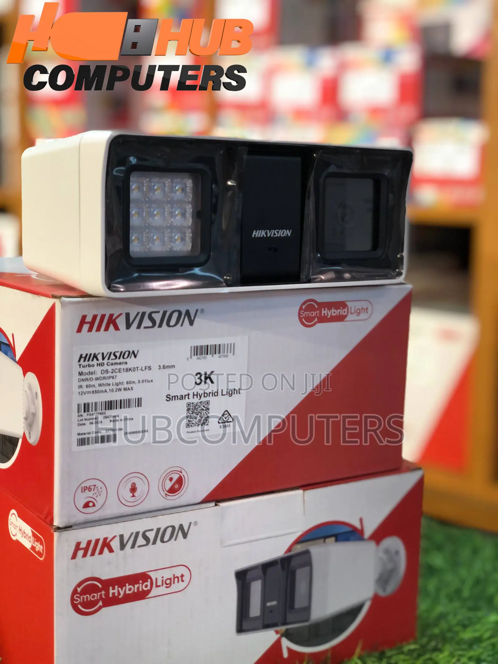 Hikvision DS-2CE18K0T-LFS Smart Hybrid Light Audio Dual Lens Camera