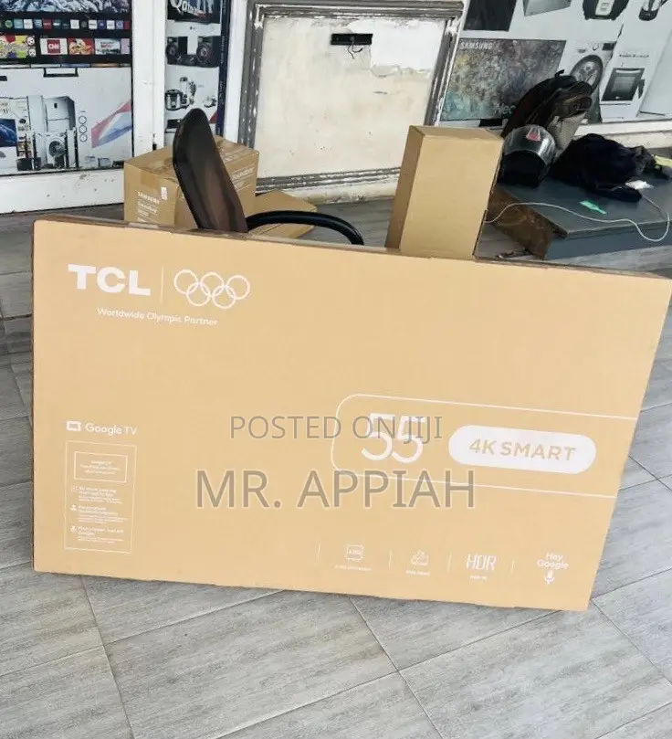 Sleek TCL 55” Uhd Android TV