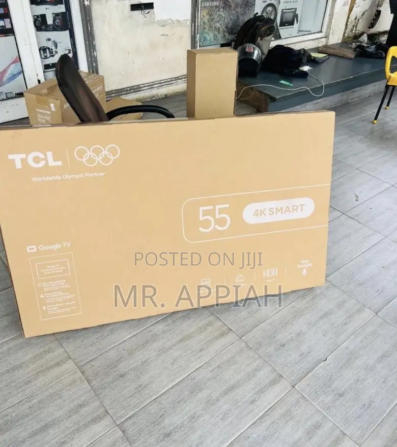 Sleek TCL 55” Uhd Android TV