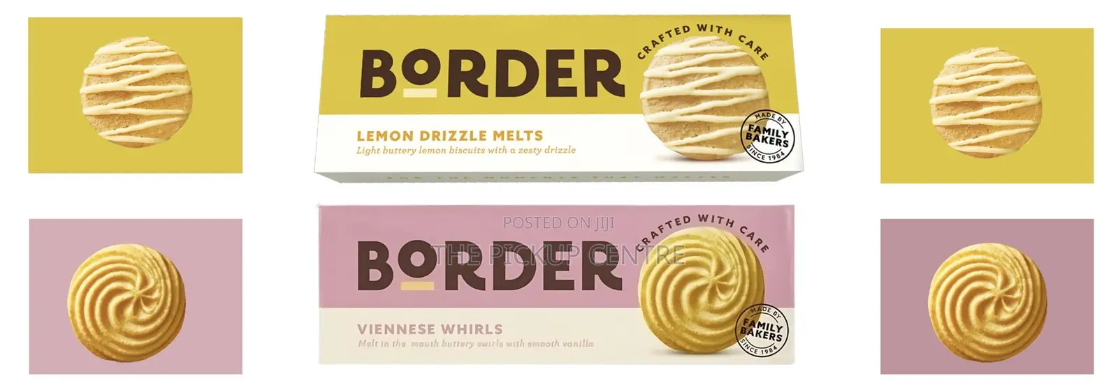 Border Lemon Drizzle Melts/Vinnesse Whirls 150g