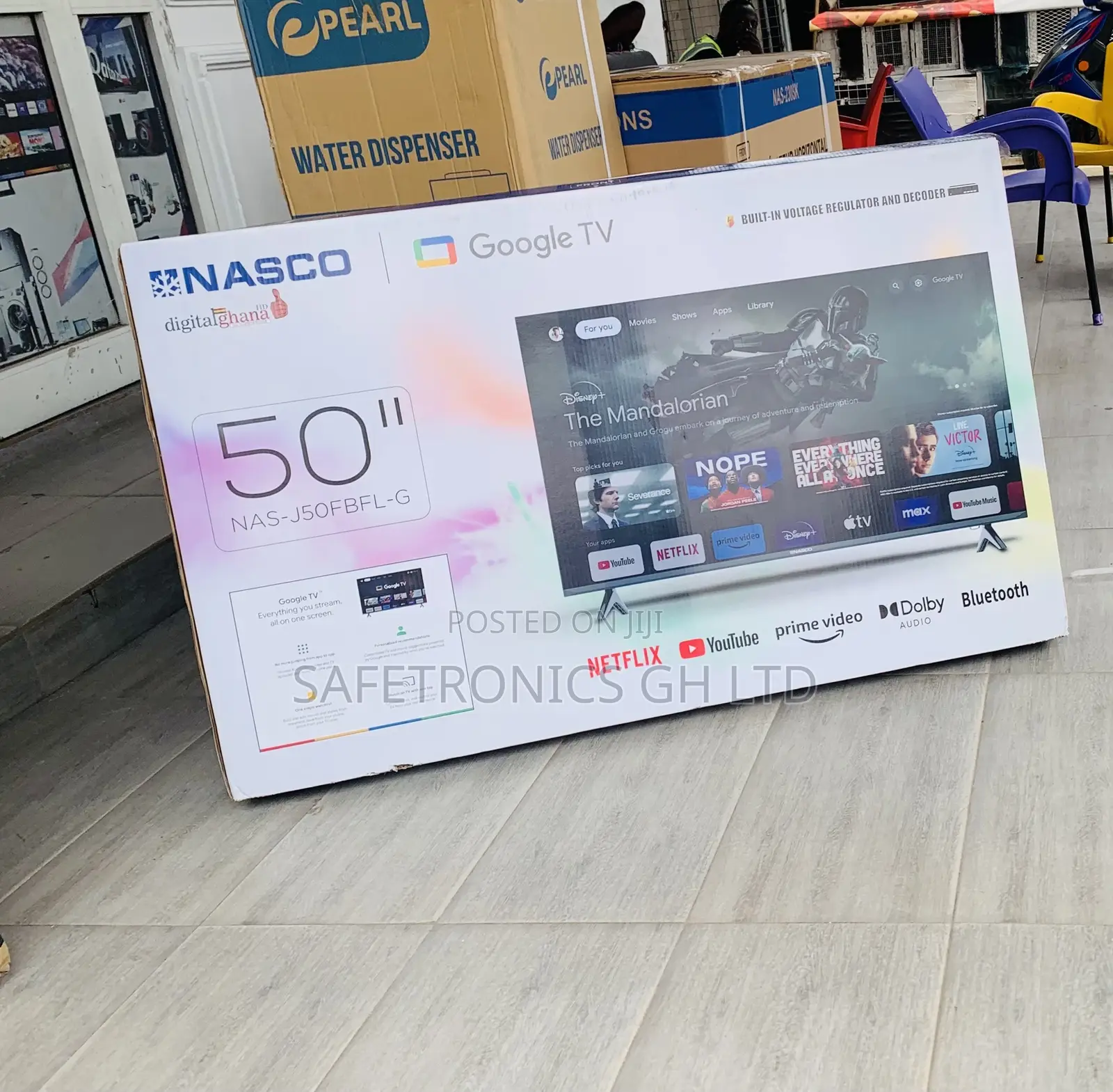 Buy for Less Smart Uhd Android 50 Inch Frameless Nasco TV