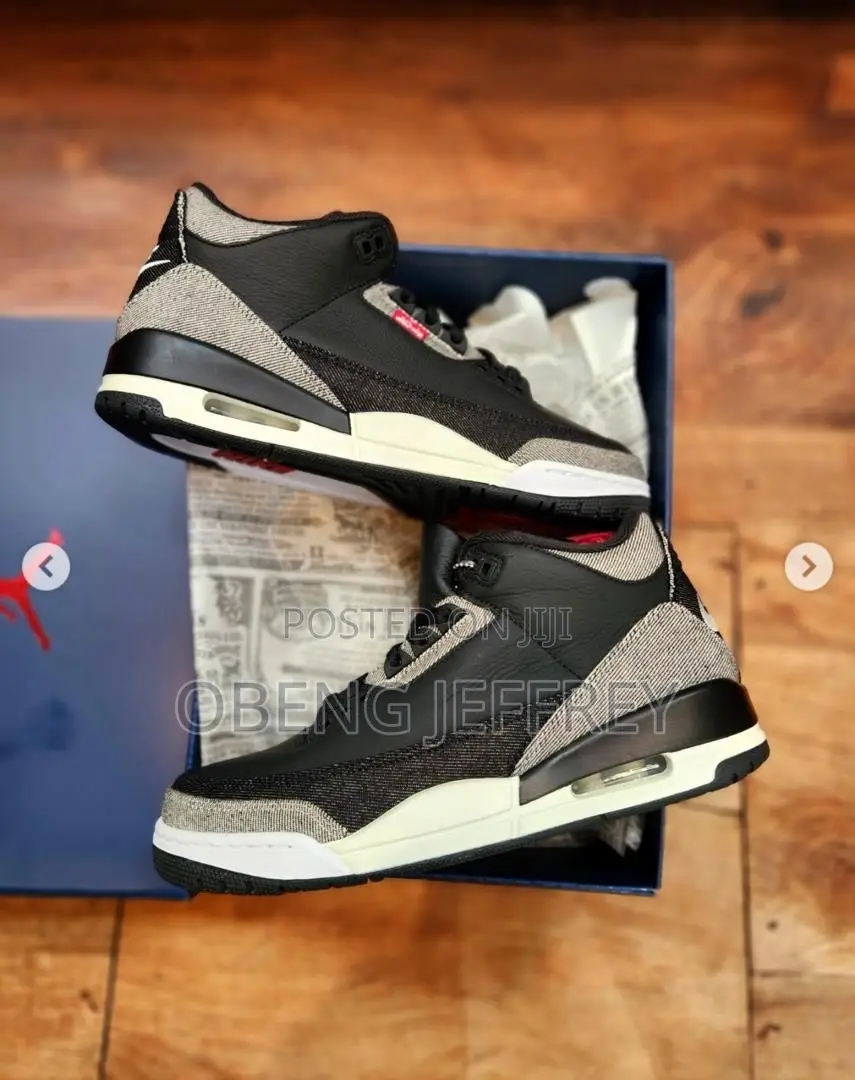Original Air Jordan 3 Levi’s Retro SP Black Denim