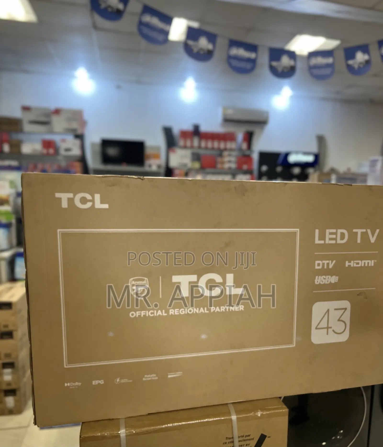 Choose Premium TCL 43” Qled Smart Android TV 
