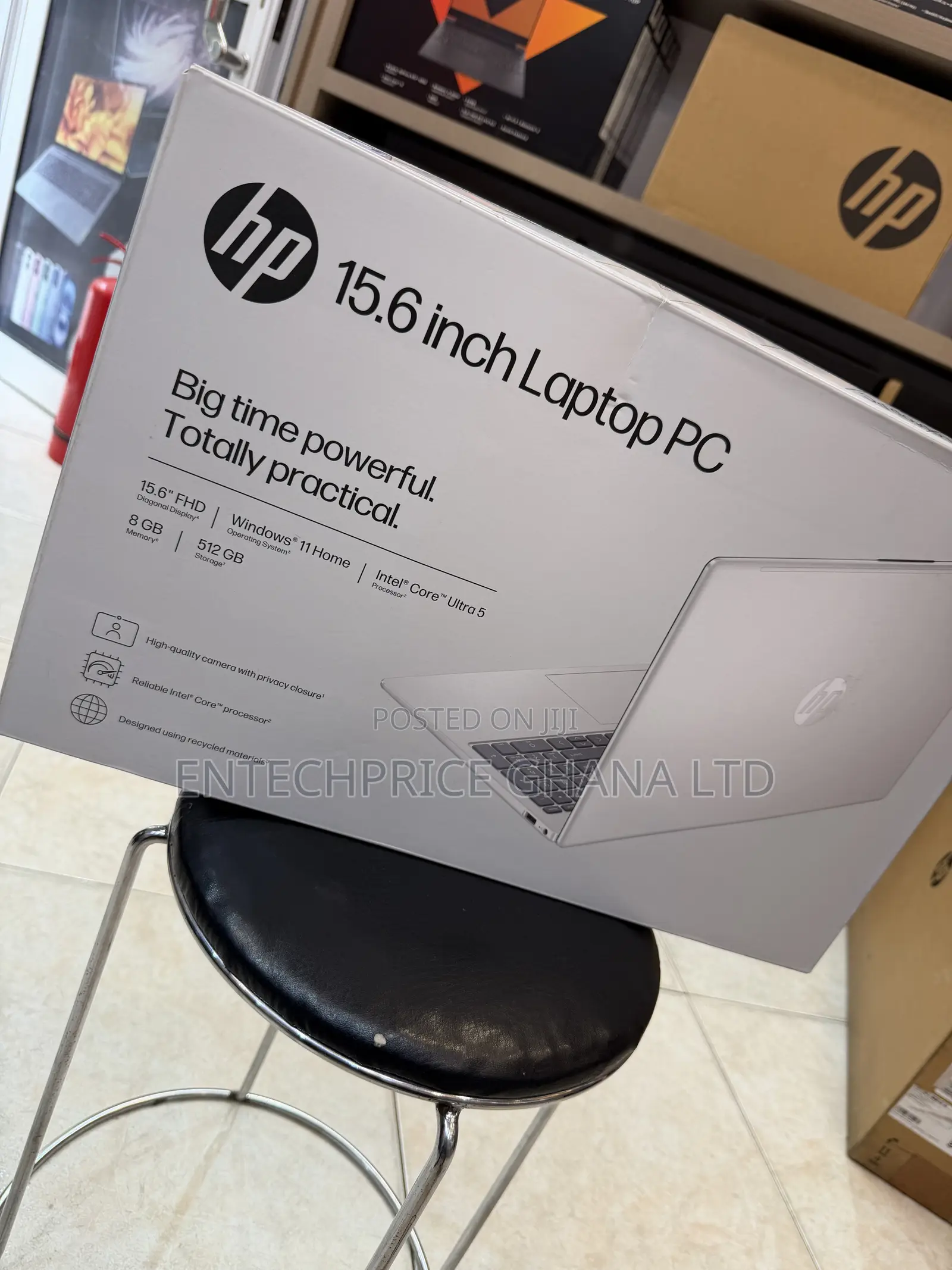 New Laptop HP 15-da3007nia 8GB Intel Core Ultra 5 SSD 512GB