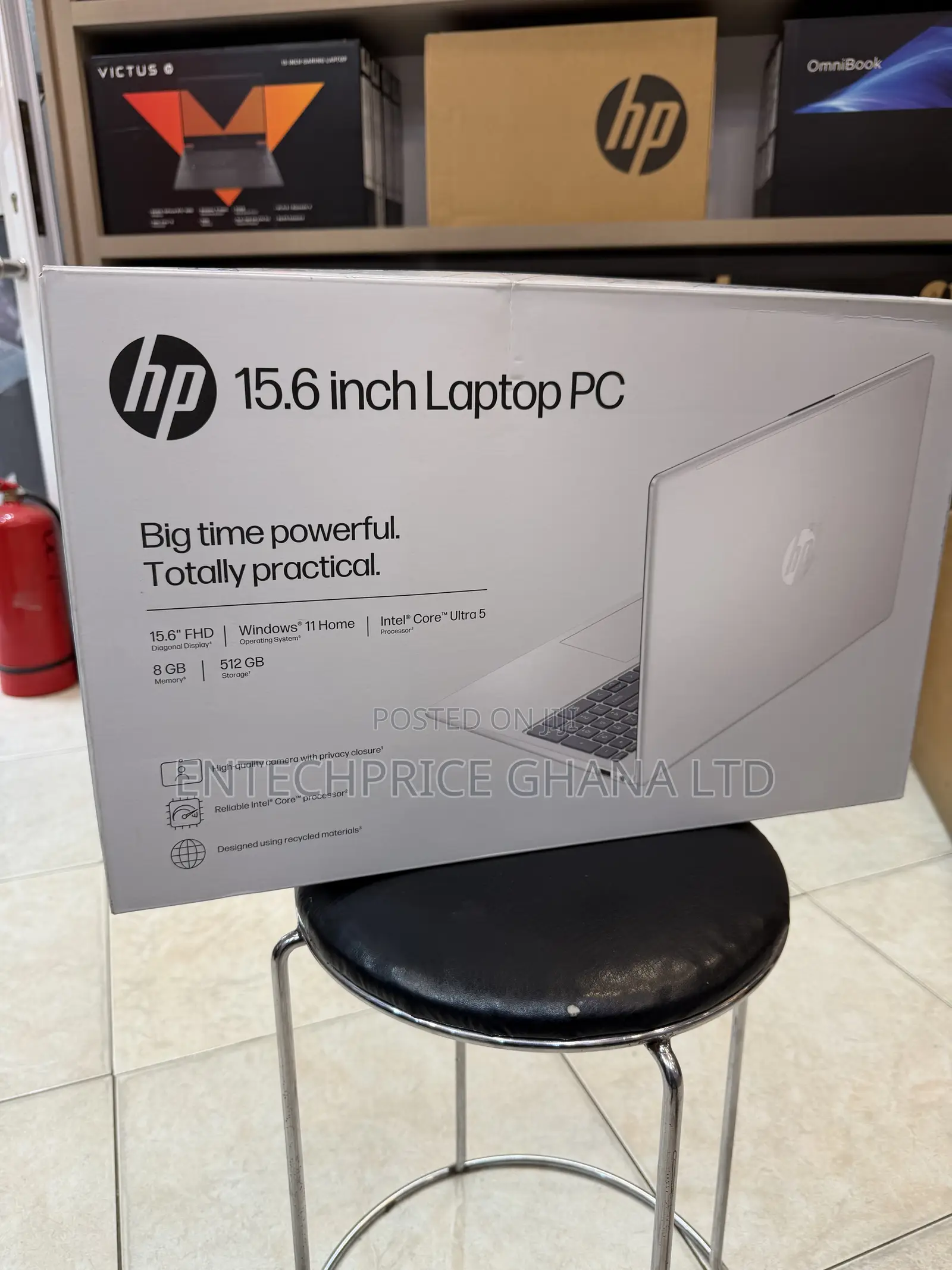 New Laptop HP 15-da3007nia 8GB Intel Core Ultra 5 SSD 512GB