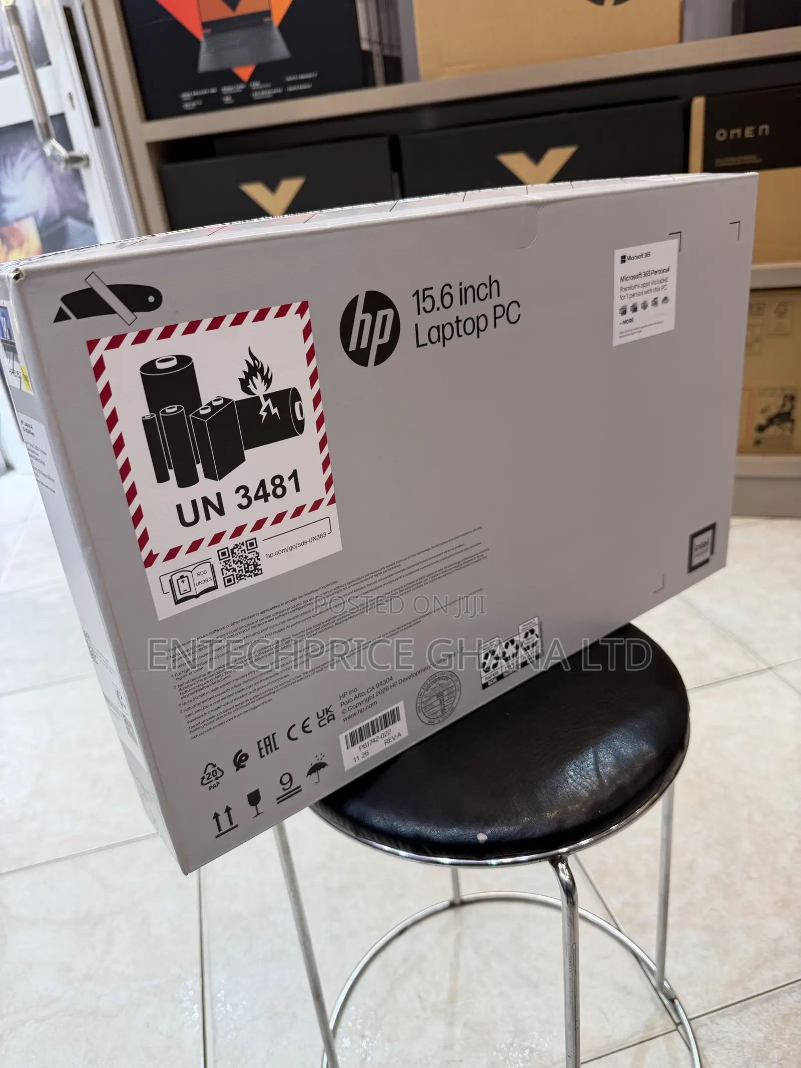 New Laptop HP 15-da3007nia 8GB Intel Core Ultra 5 SSD 512GB