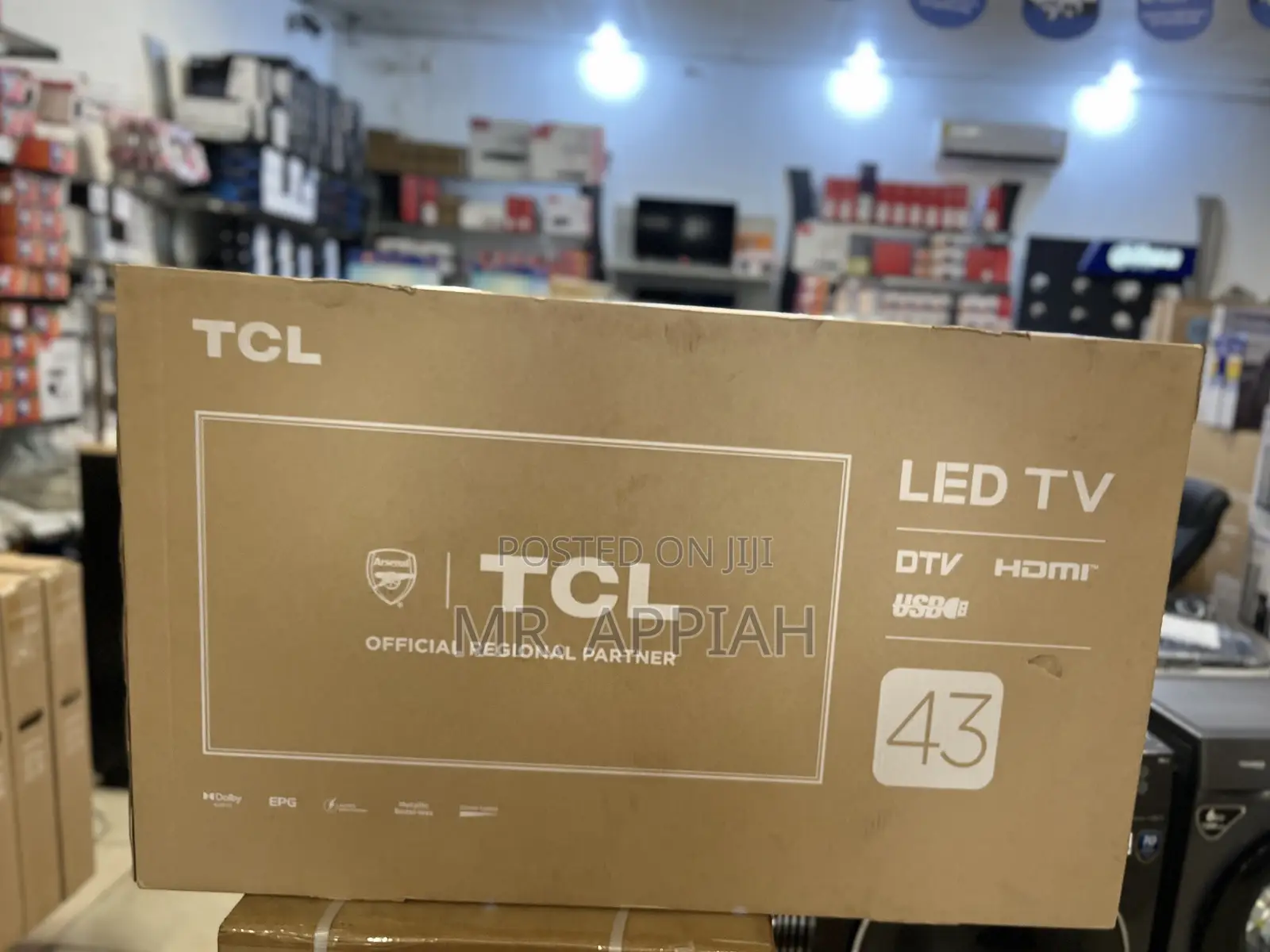 Purchase Unique TCL 43” Qled Smart Android TV(Black)