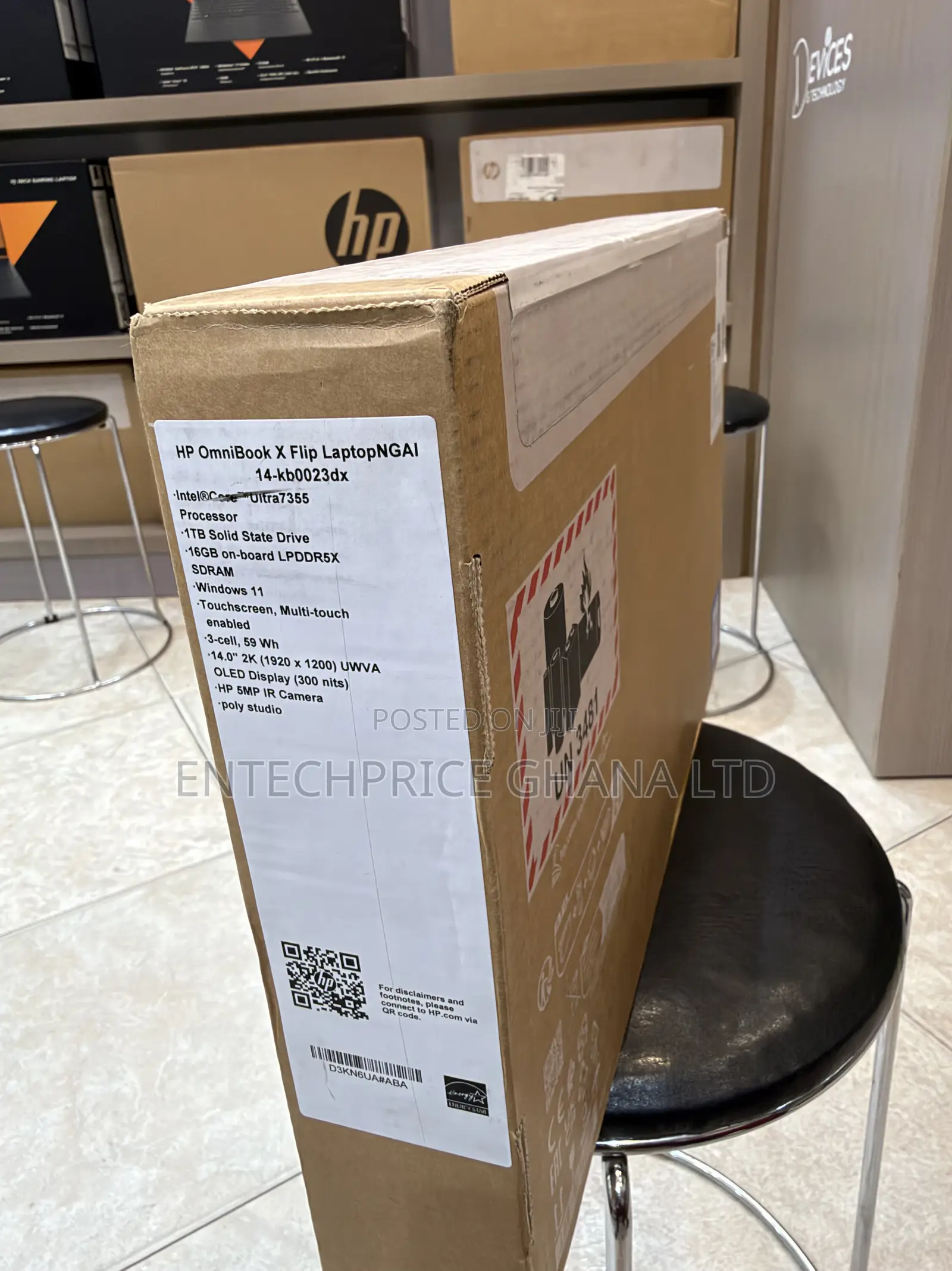 New Laptop HP OmniBook X Flip 14" 16GB Intel Core Ultra 7 SSD 1T