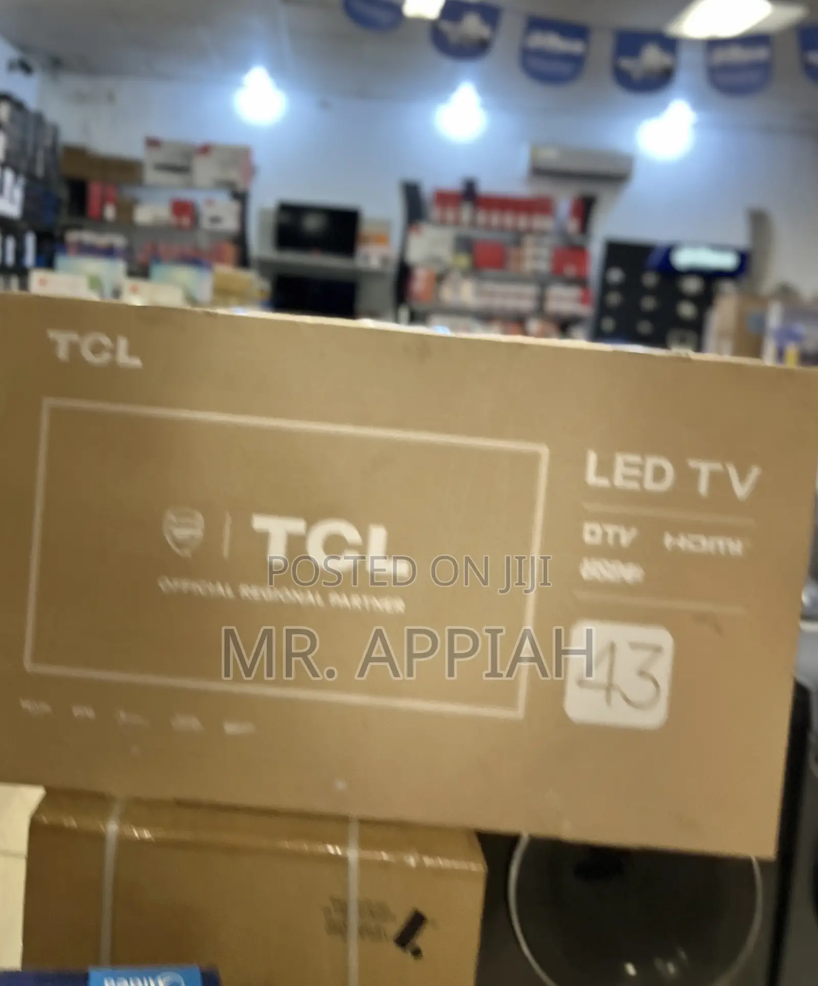 Extremely Classic TCL 43” Qled Android Smart TV