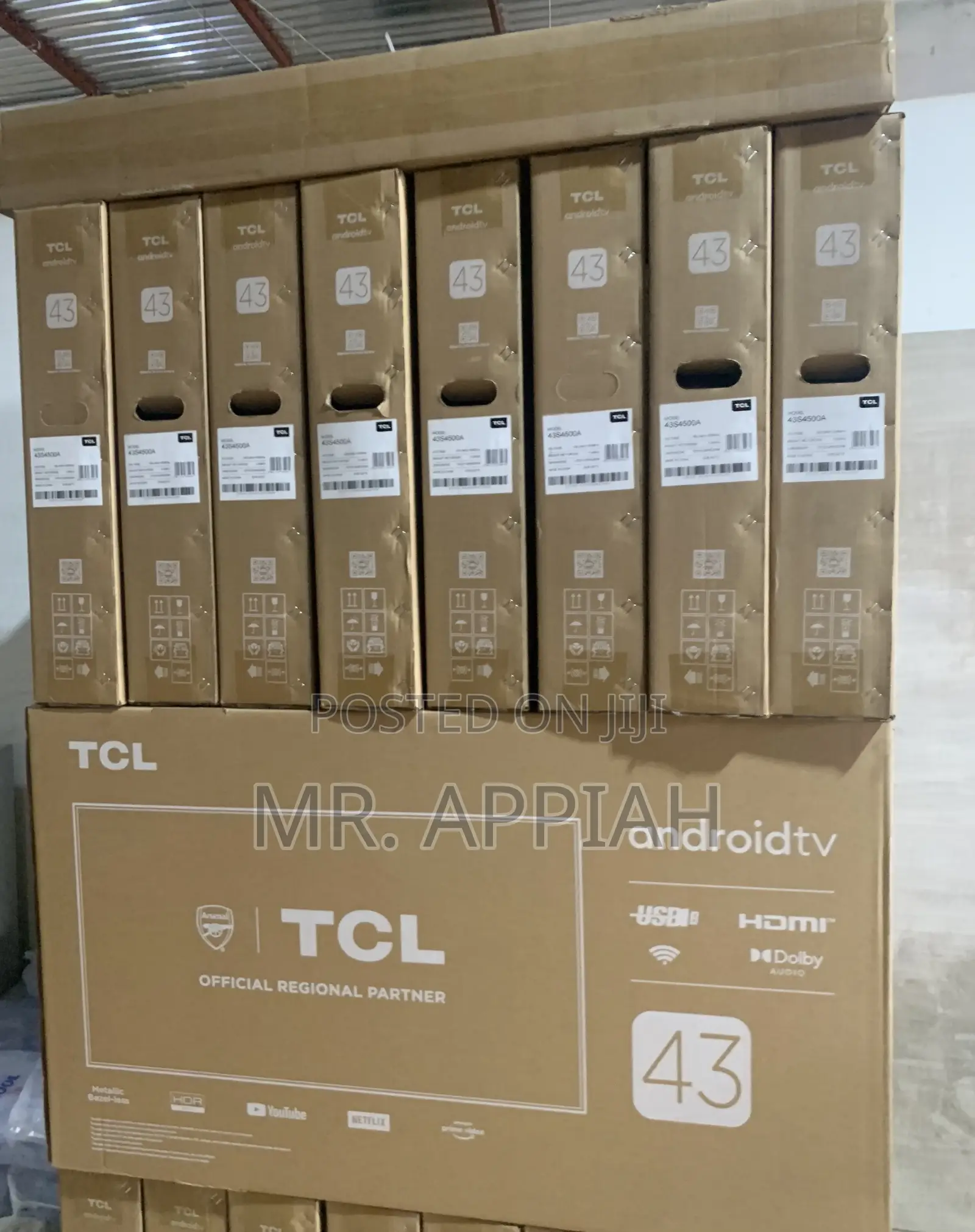 Extremely Classic TCL 43” Qled Android Smart TV
