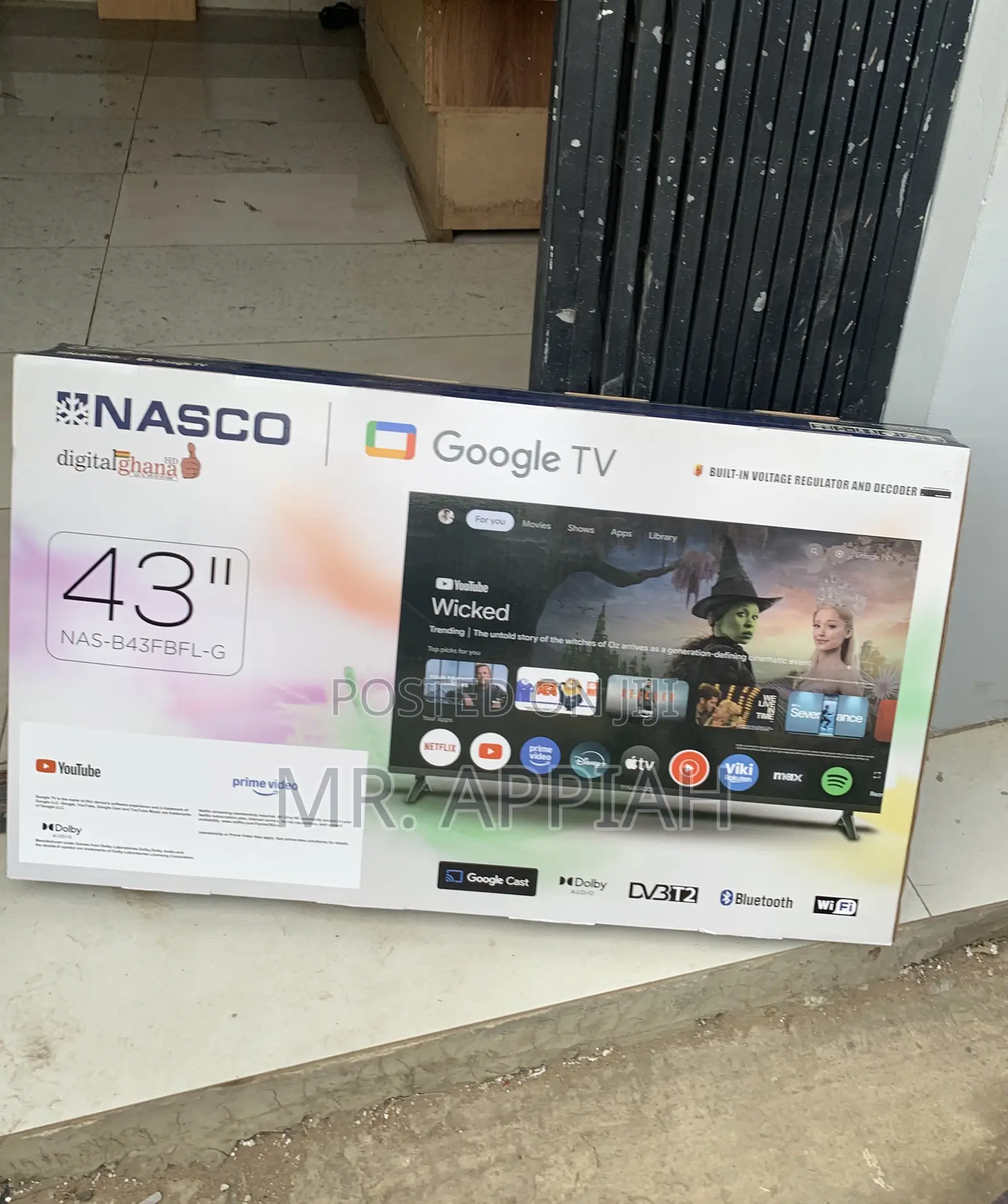 Choose Premium Nasco 43” Full Hd Smart Satellite TV 