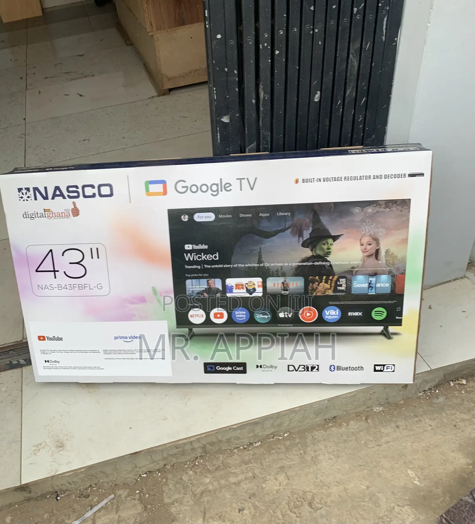 Purchase Classic Nasco 43” Smart Satellite TV(Black)
