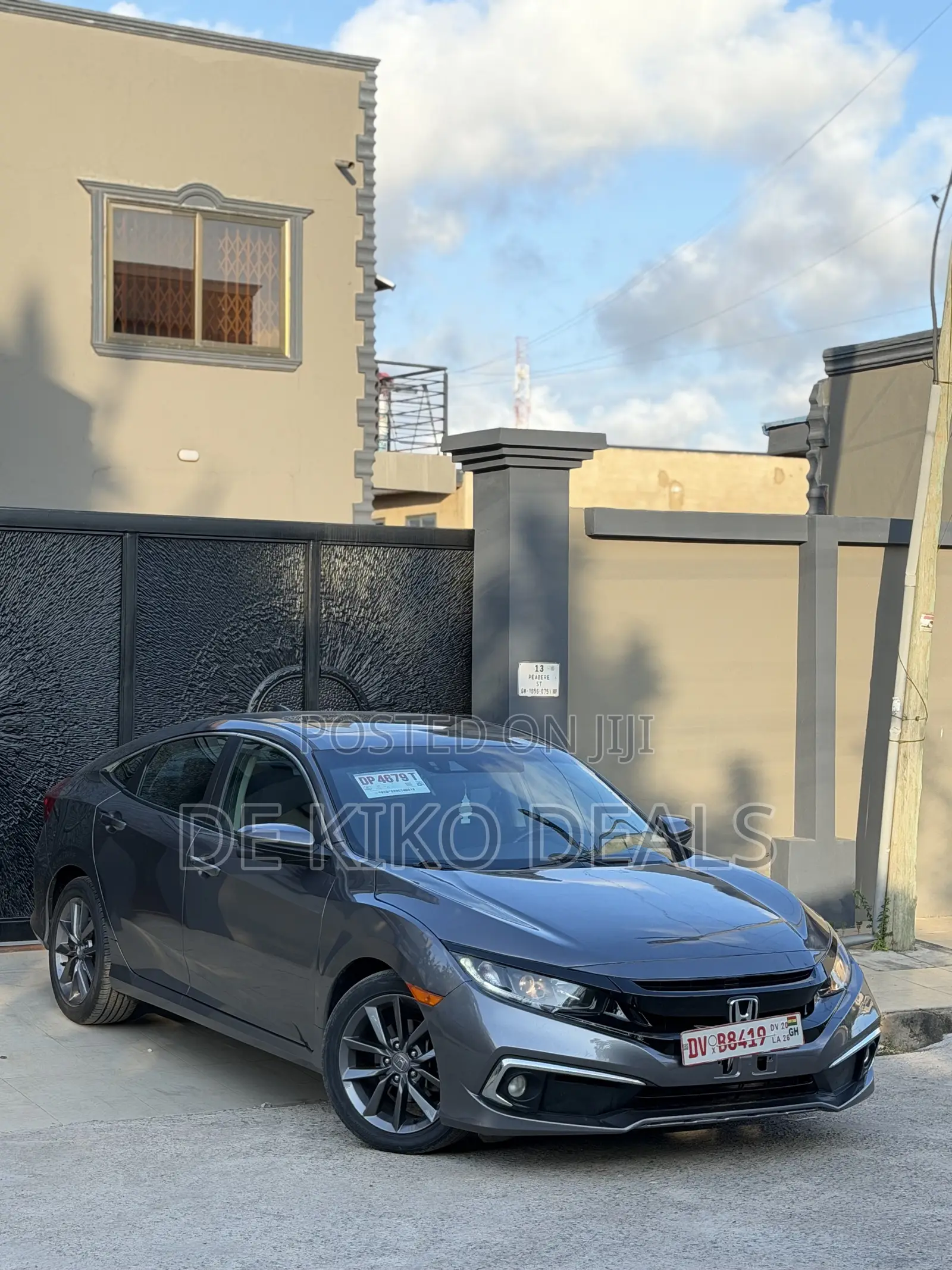 Honda Civic EX Sedan 2020 Gray