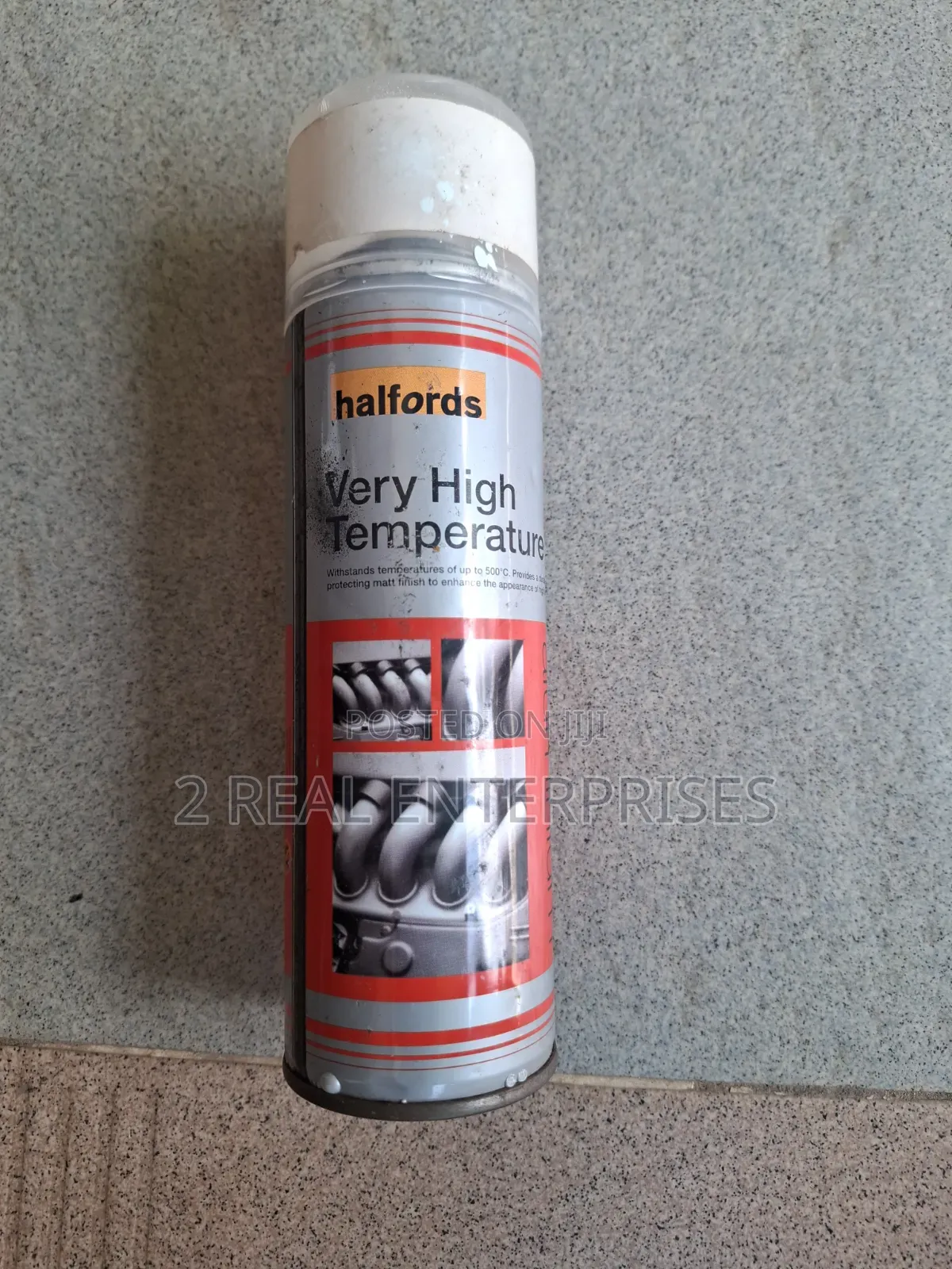 Halfords Very High Temperature (VHT) Aerosol Spray Paint 400ml