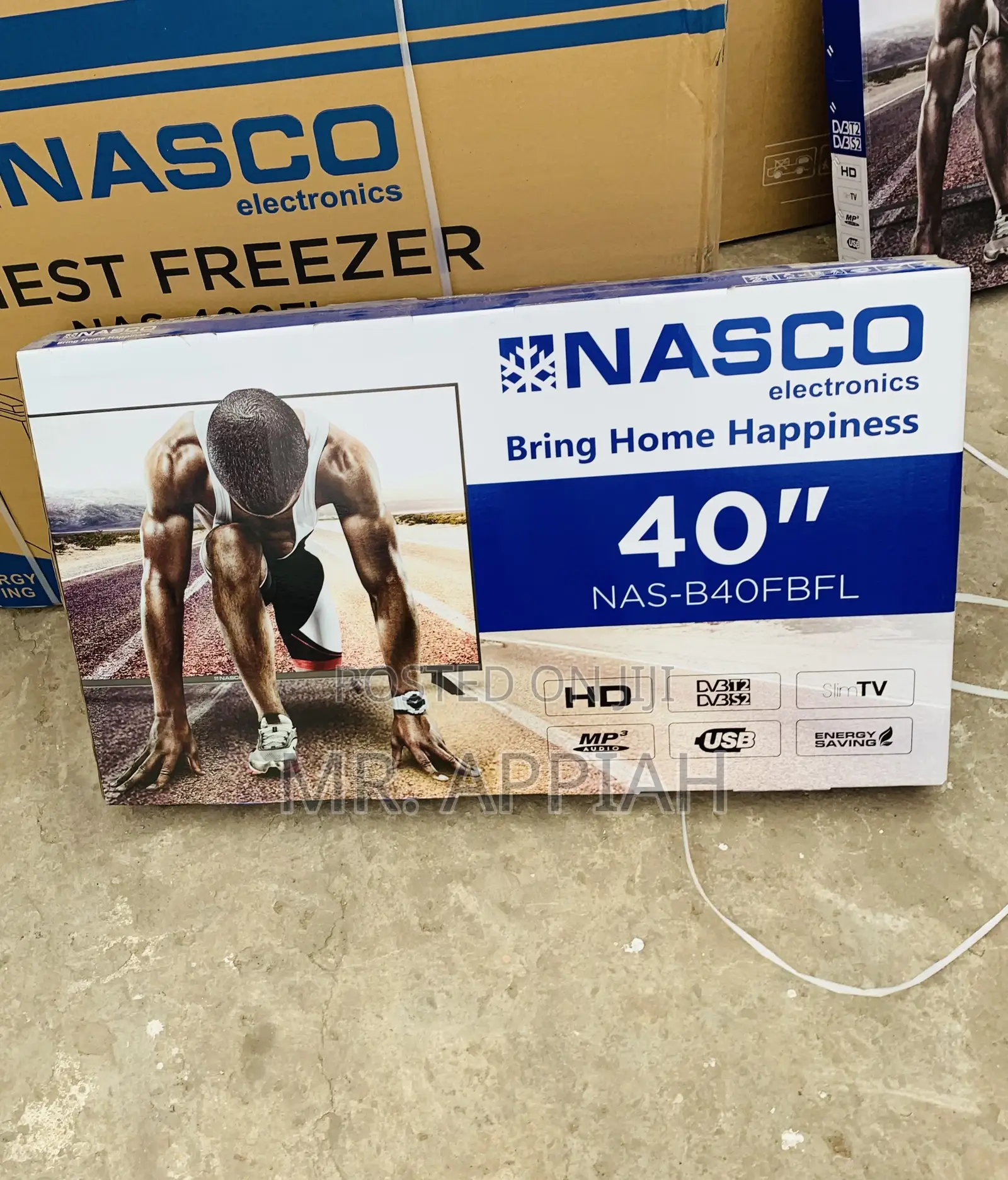 Super Classic Nasco 40” Full Hd Digital Satellite TV(Black)