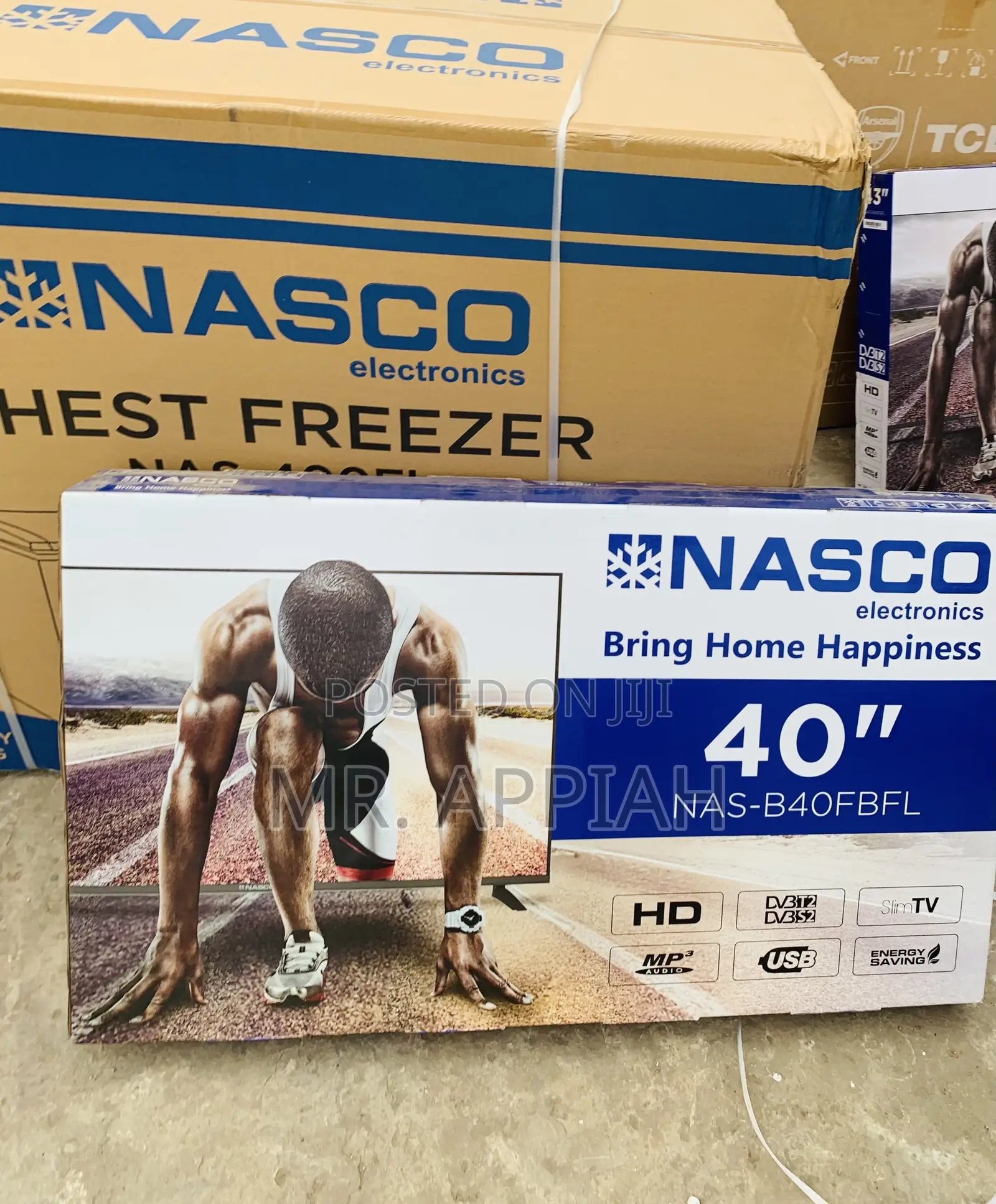 Check Out Affordable Nasco 40” Full Hd Smart Satellite TV(Black)