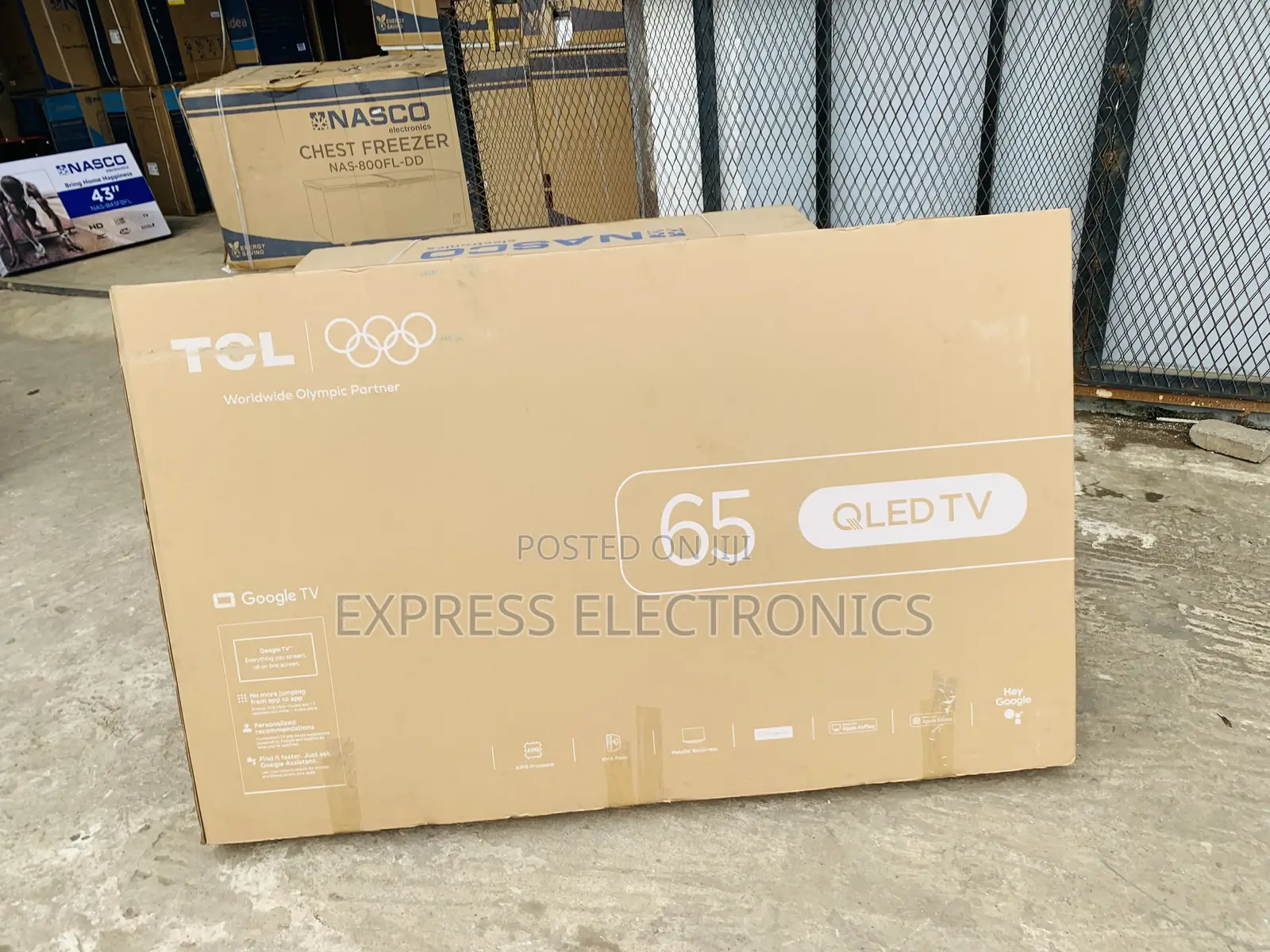 Ultra Modern TCL TV 65 Smart Satellite Android UHD 