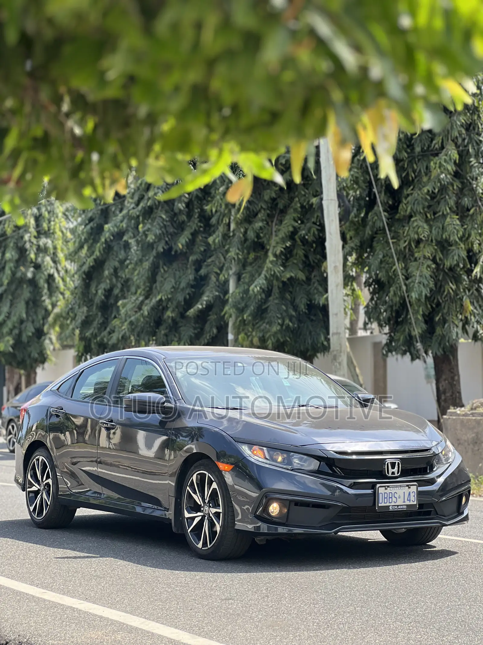 Honda Civic EX Sedan 2020 Gray