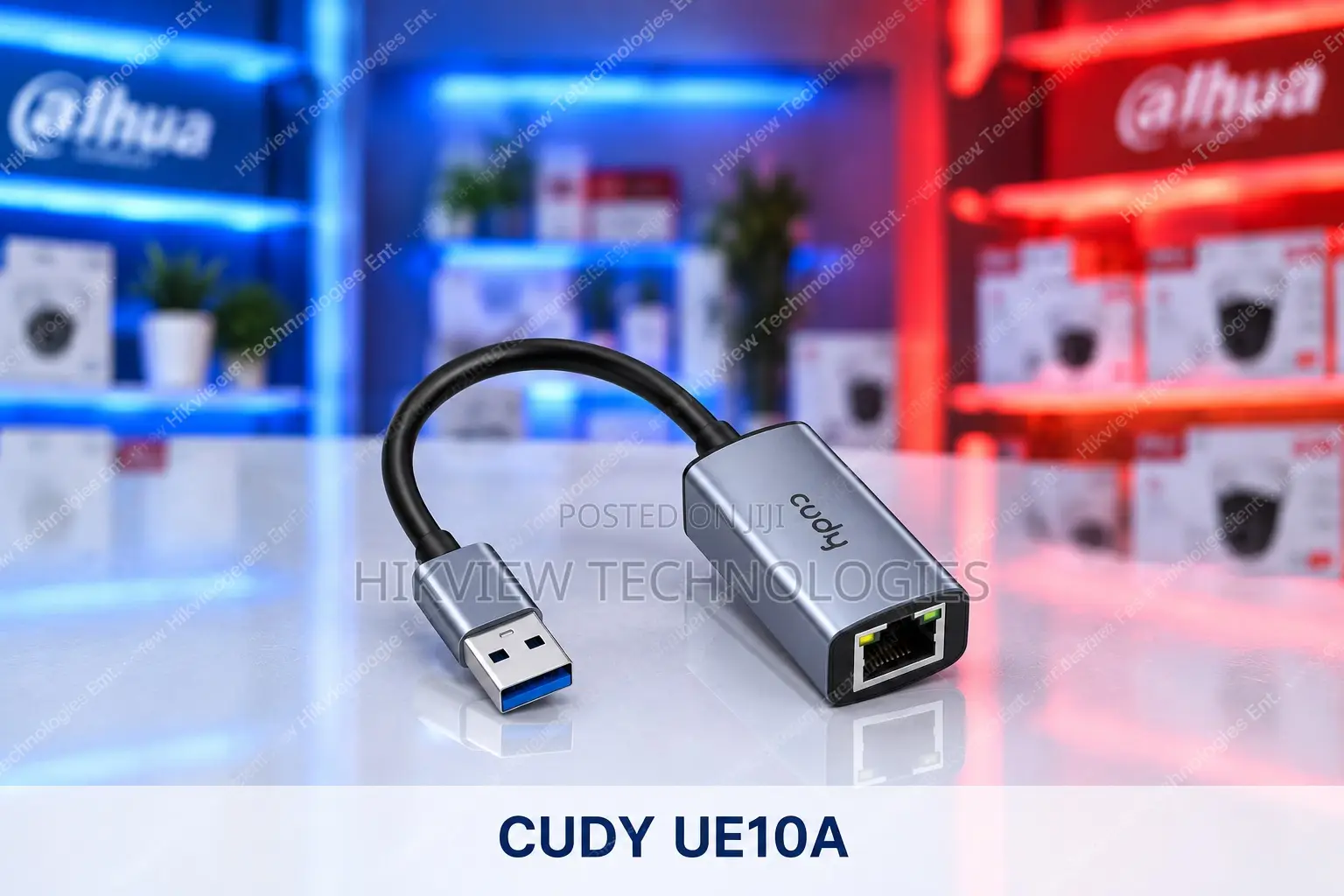 Cudy UE10A Compact USB-A 3.0 to RJ45 Gigabit Ethernet Adapter
