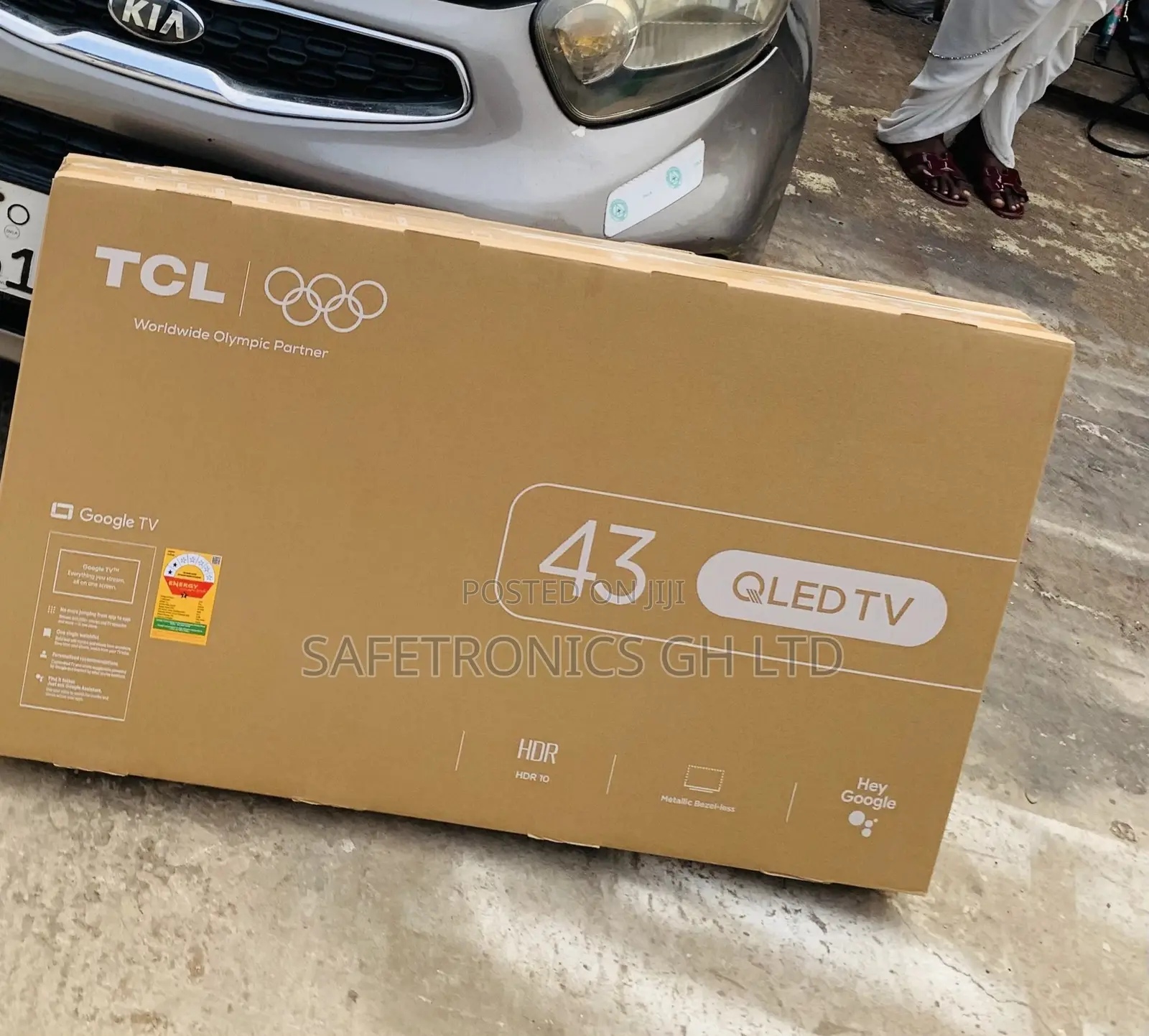 Grab Elegant = TCL 43 Inch Smart Qled Android Frameless TV