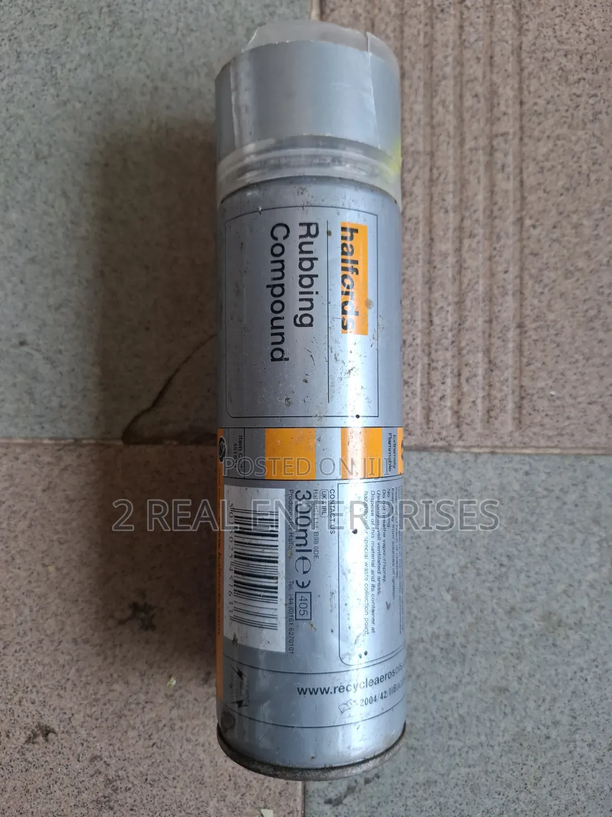 Halfords Rubbing Compound Aerosol Spray Paint 300ml