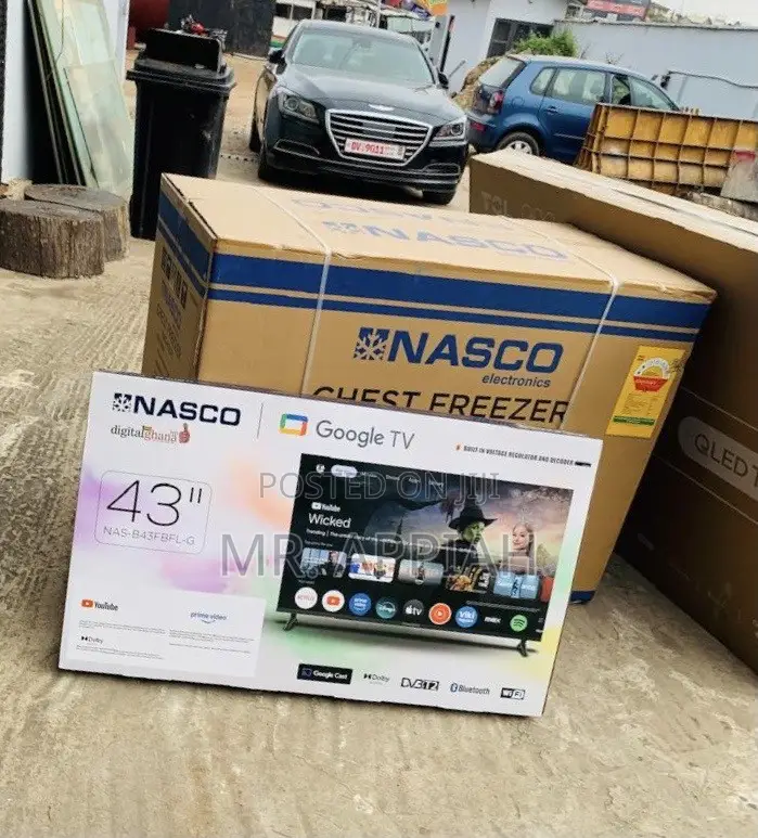 Extremely Classic Nasco 43” Full Hd Satellite TV(Black)