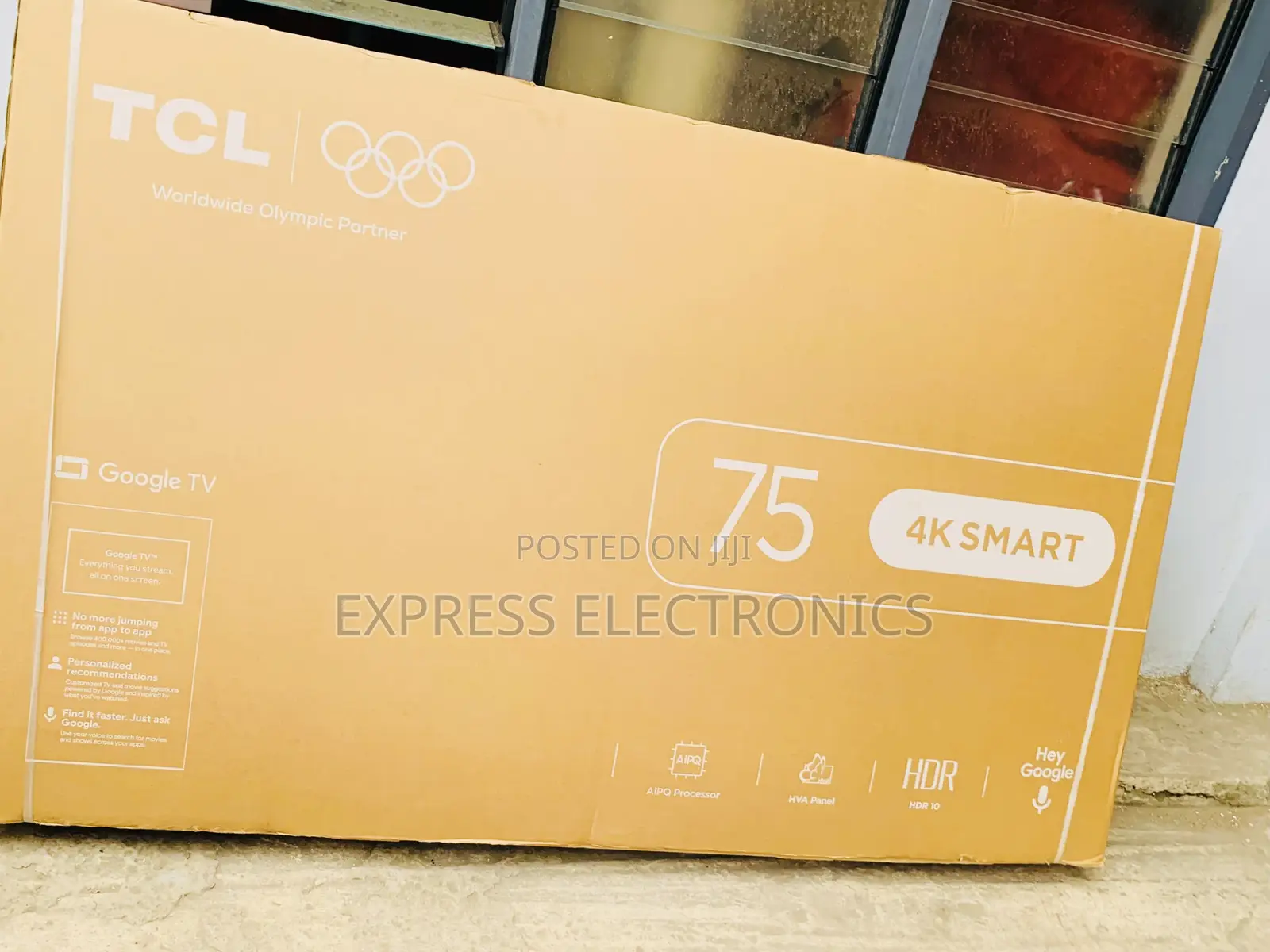 Text Us for TCL 75′′ UHD Smart Android Television (Model 75P6L)