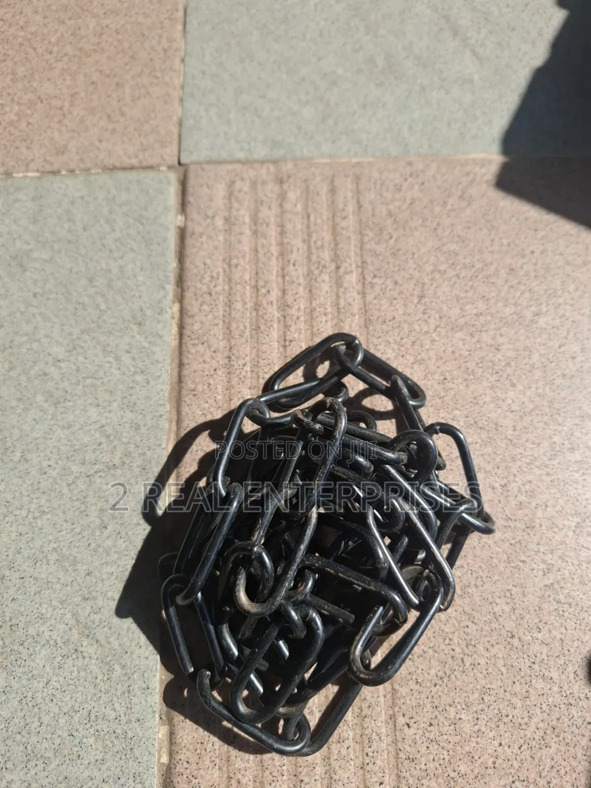Heavy-Duty Coated Steel Security Chain (163cm 1.63m Length) 3mm Thick