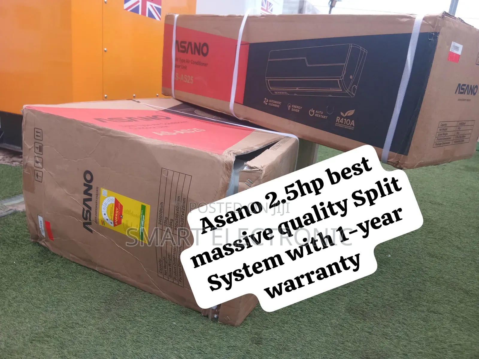Asano 2.5HP Split AC – Massive Cooling Power Modern Stylish Design