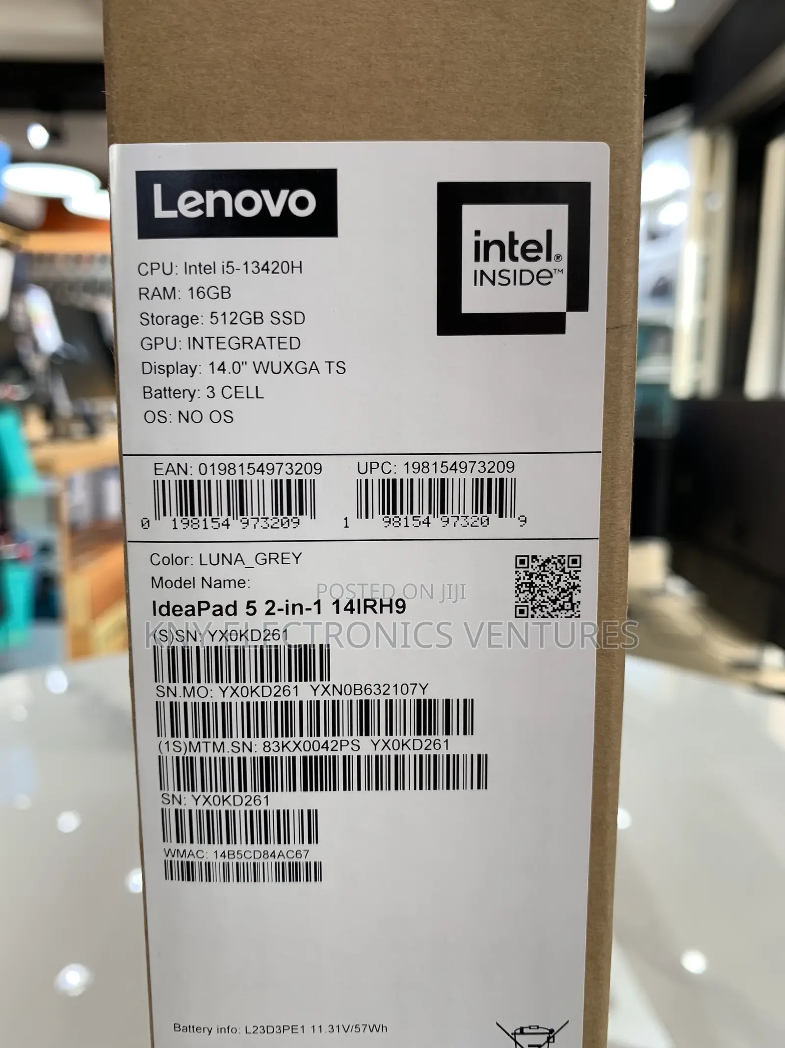 New Laptop Lenovo 16GB Intel Core i5 SSD 512GB