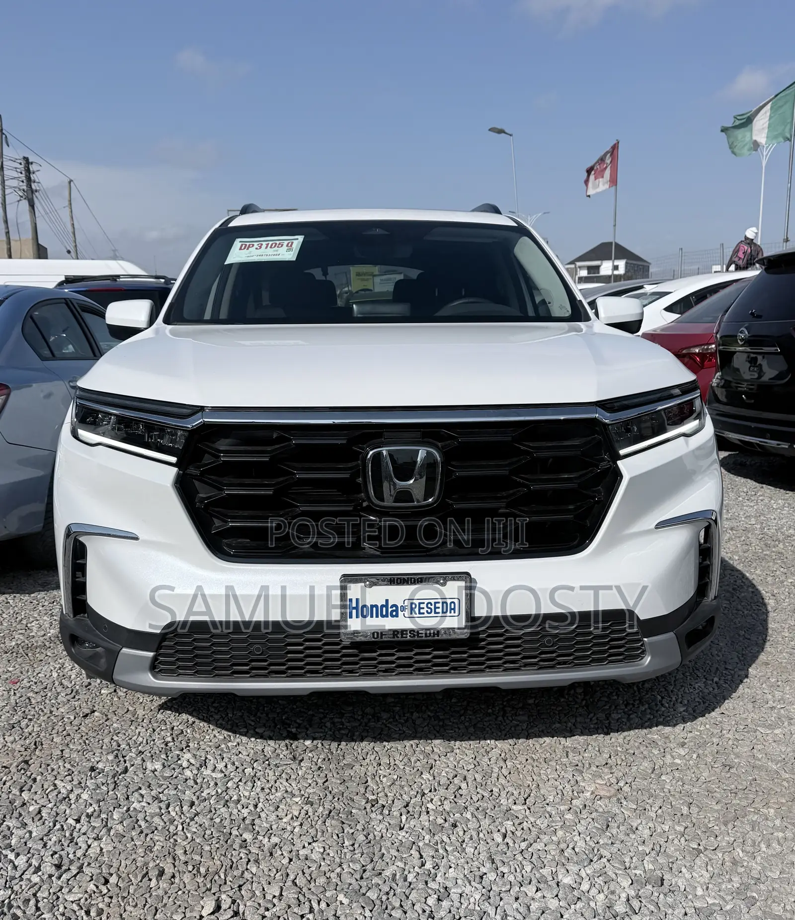 New Honda Pilot Touring+ AWD 2025 White