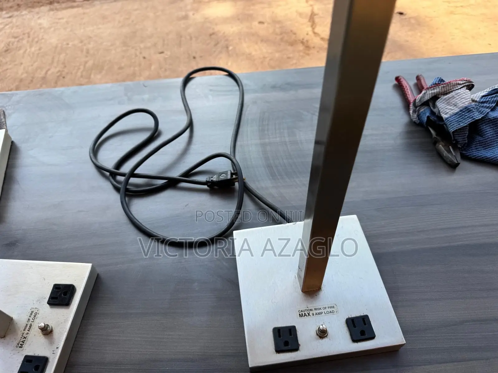 Multifunctional Table Lamp With Sockets