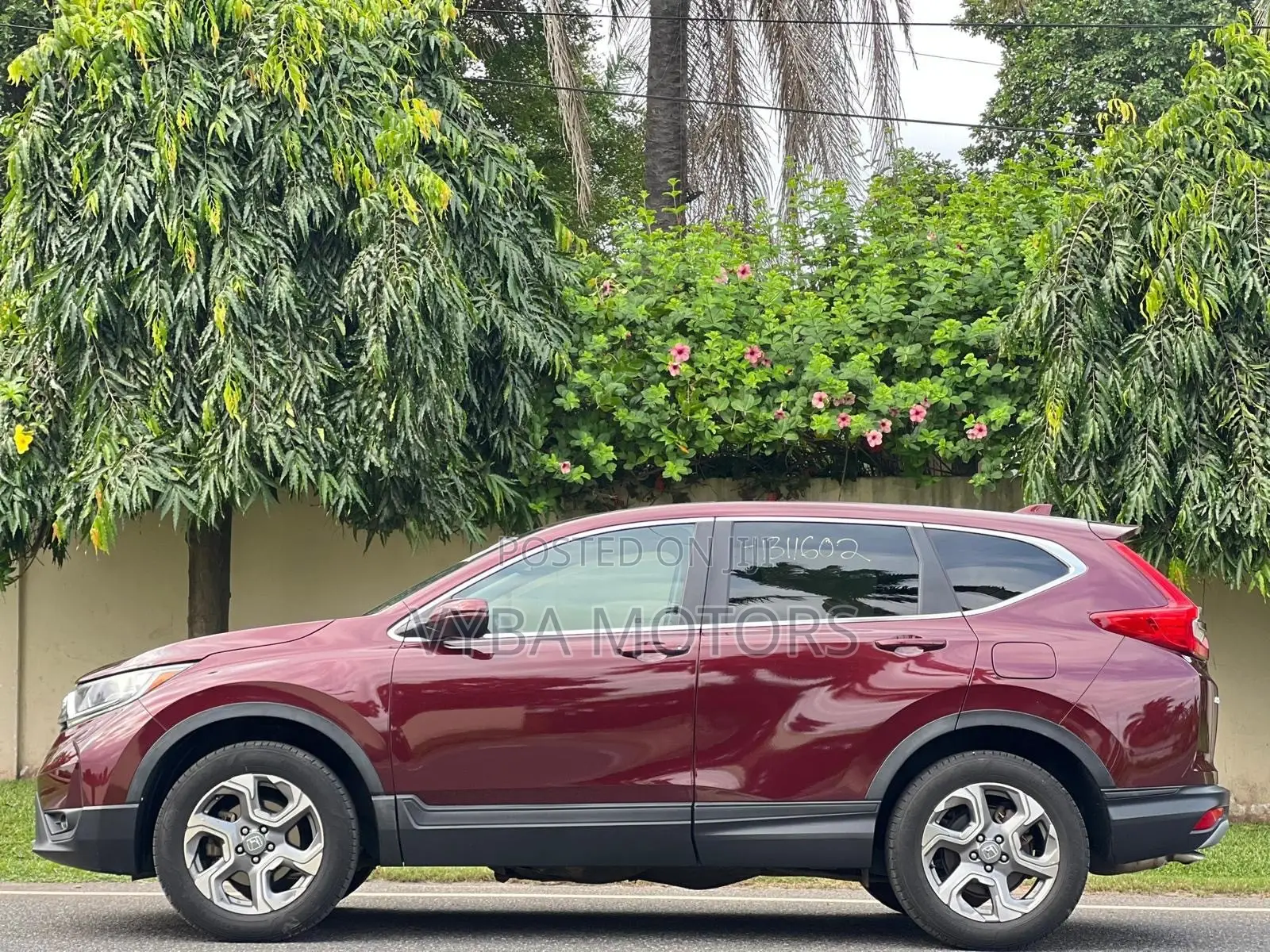 Honda CR-V EX-L 4dr SUV AWD (1.5L 4cyl CVT) 2017 Burgundy