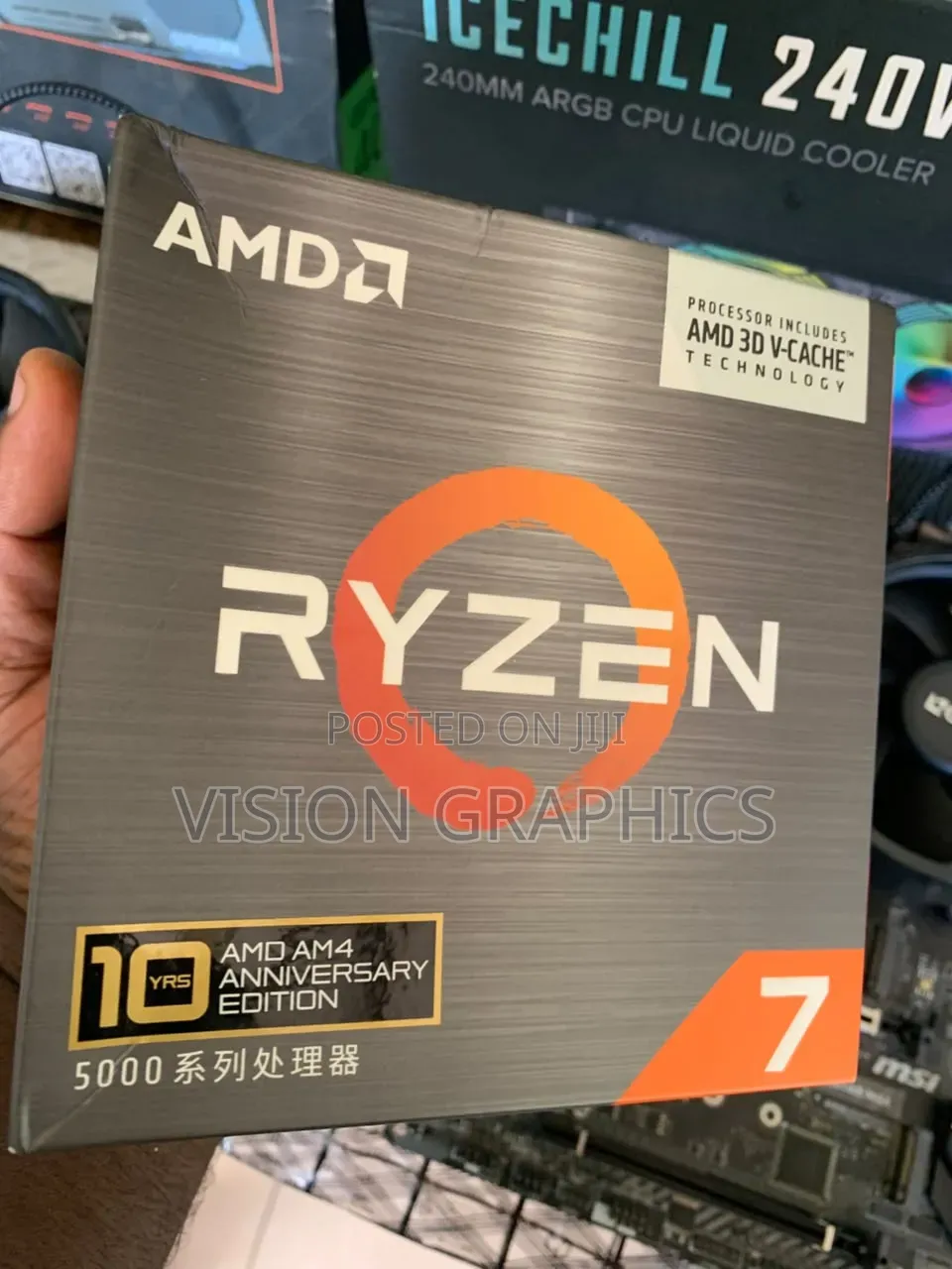 AMD Ryzen 7 5800x3d 10th Anniversary Edition CPU AM4 Gaming Beast