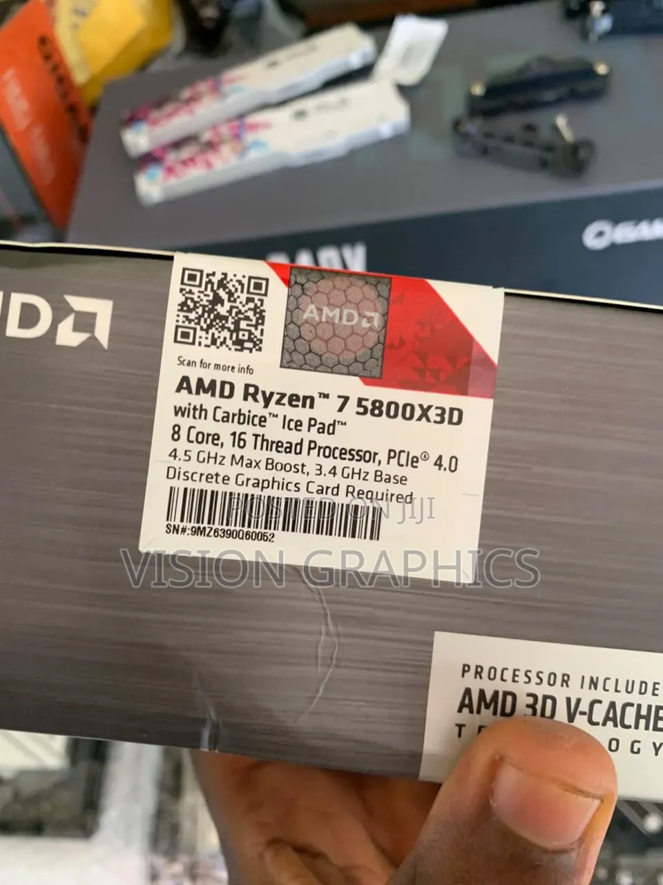 AMD Ryzen 7 5800x3d 10th Anniversary Edition CPU AM4 Gaming Beast
