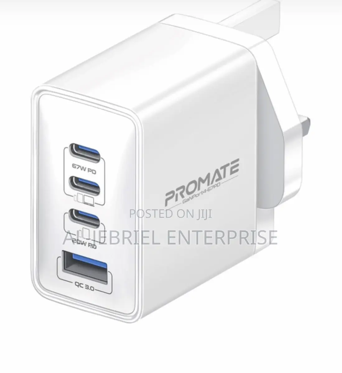 Promate 67W GaNFast Charger
