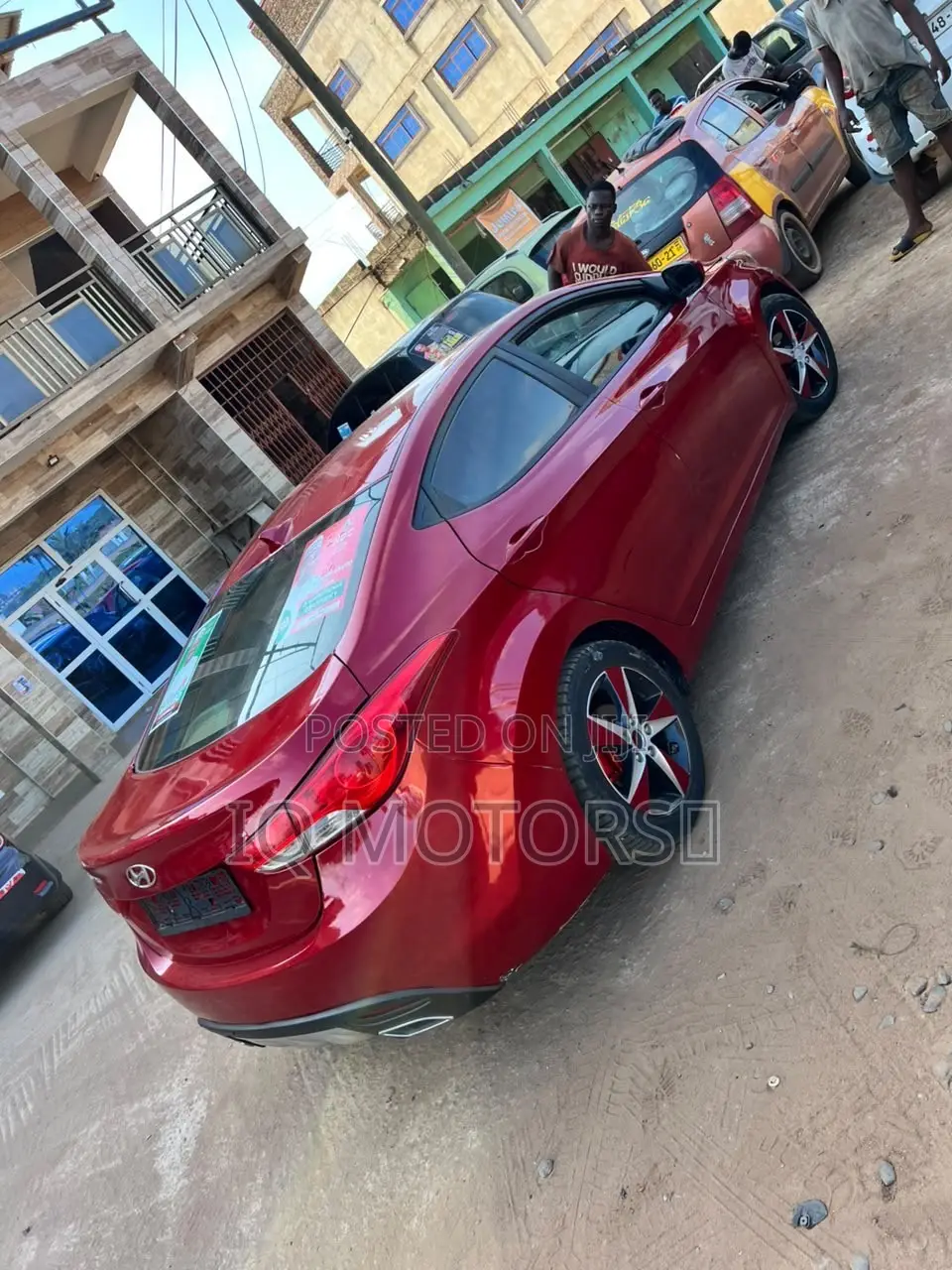 Hyundai Elantra GLS Sedan FWD (1.8L 4cyl 6M) 2013 Red