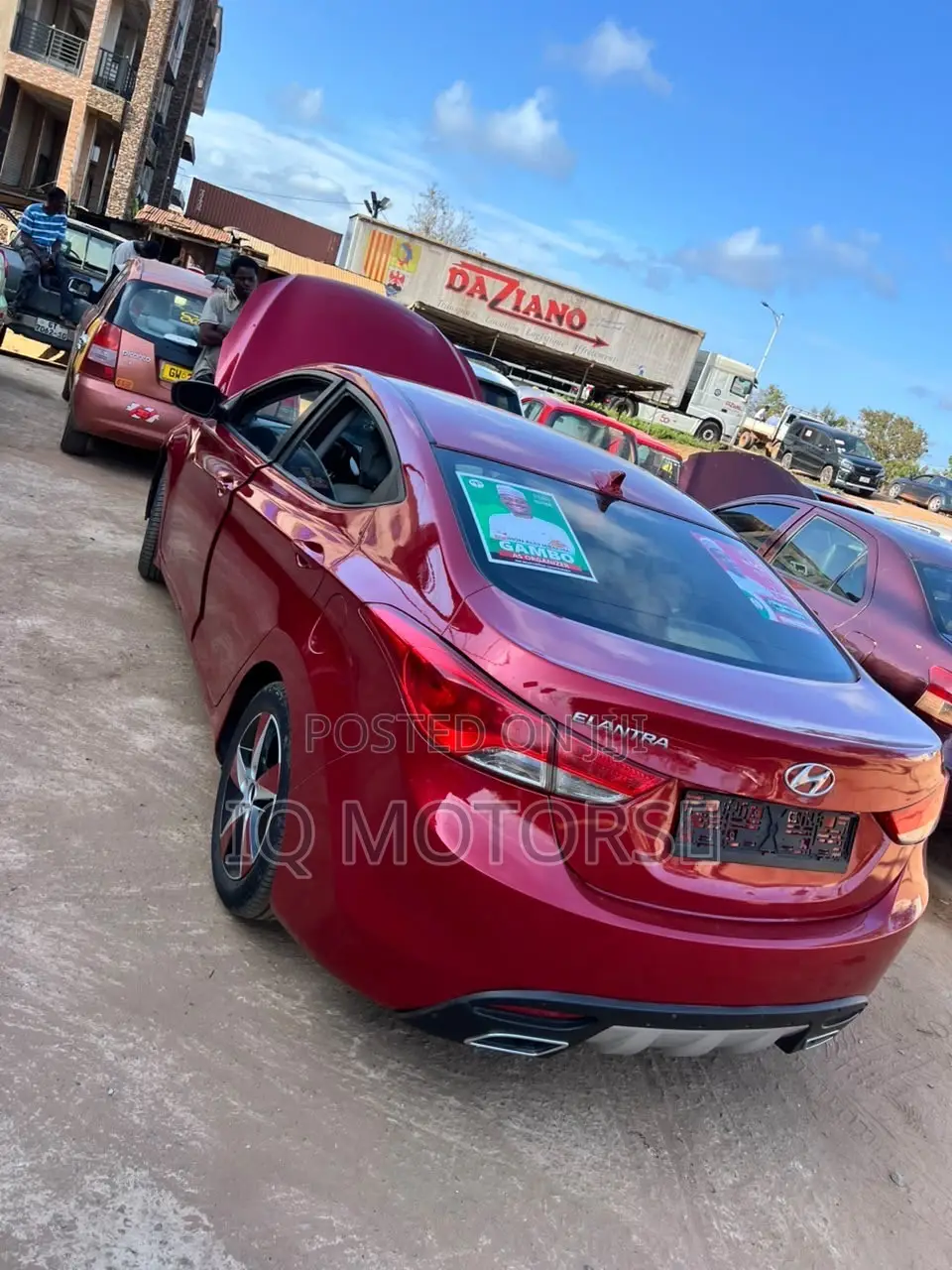 Hyundai Elantra GLS Sedan FWD (1.8L 4cyl 6M) 2013 Red