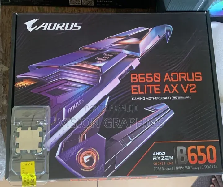 Gigabyte B650 Aorus Elite AX V2 WiFi Motherboard With Ryzen 7 7800x3d