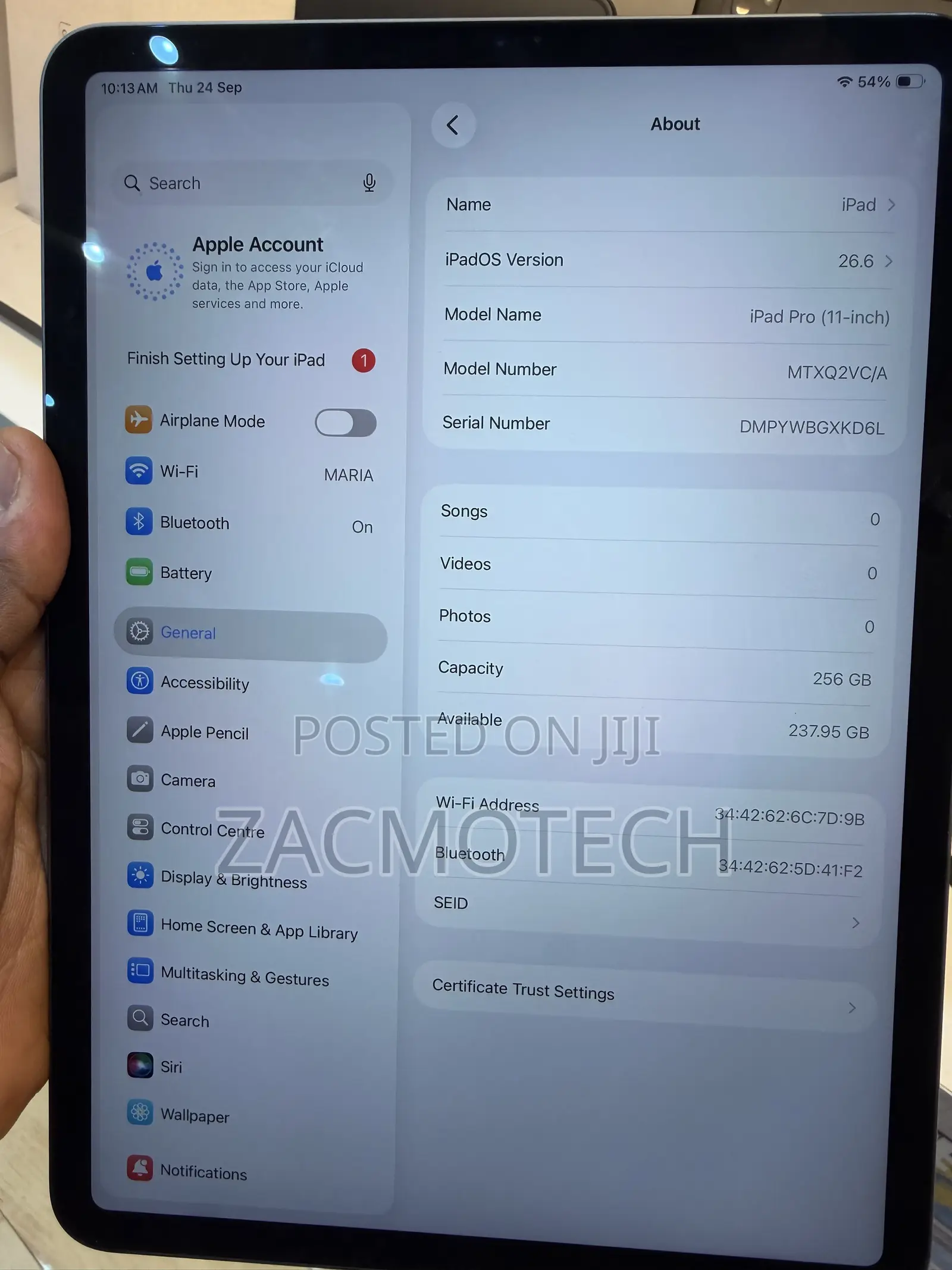 Apple iPad Pro 11 (2018) 256 GB Gray