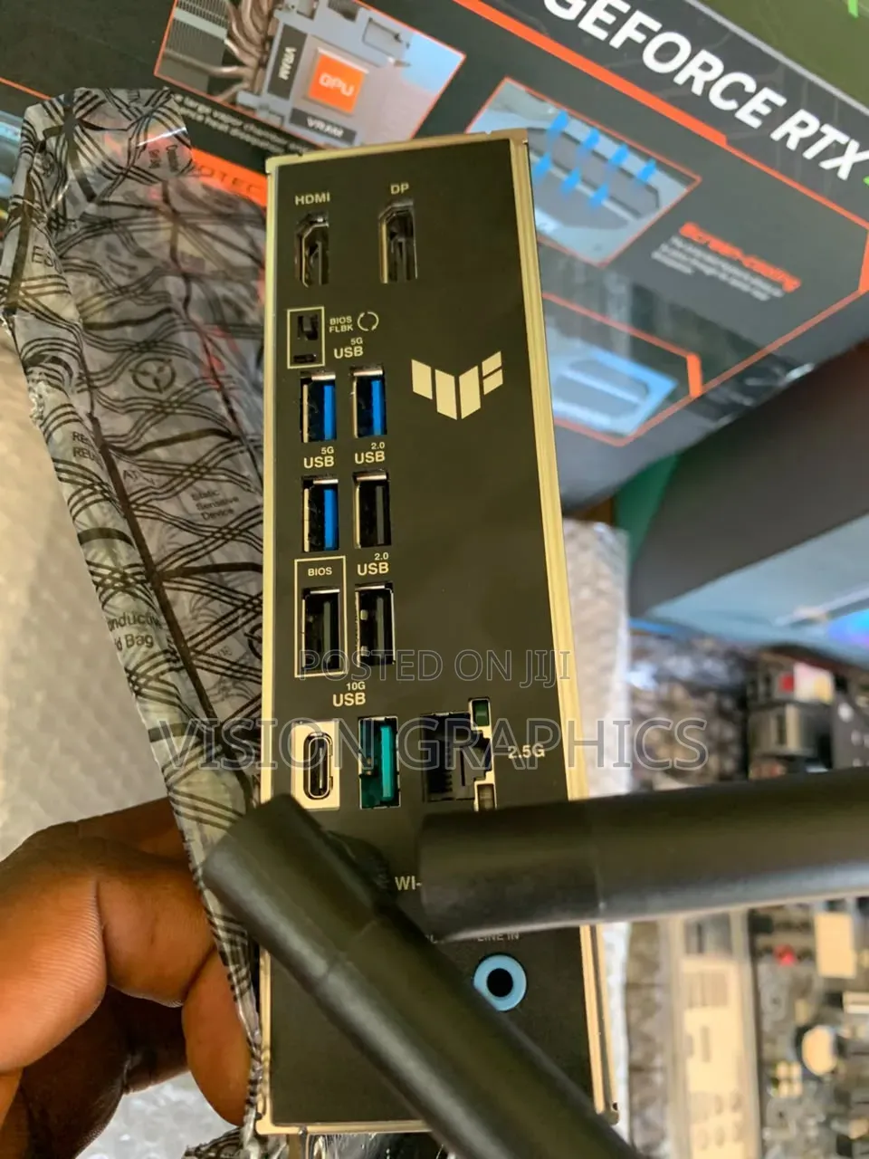 ASUS Tuf Gaming B650-E Wifi Motherboard With Ryzen 7 7800x3d