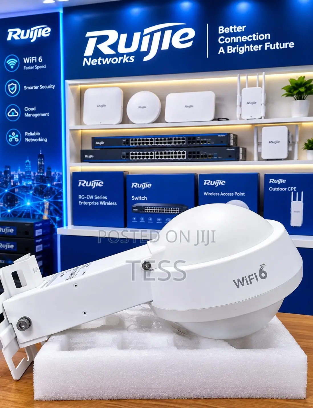 Ruijie Reyee RG-RAP6262 AX3000 Outdoor Wi-Fi 6 AP Omni-Directional