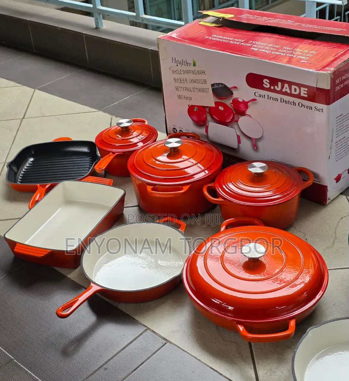 Cast Iron Cookware Set